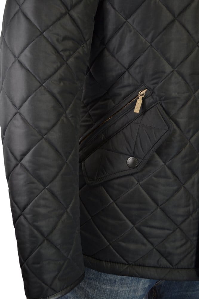 Barbour Powell Quilted Jacket Black