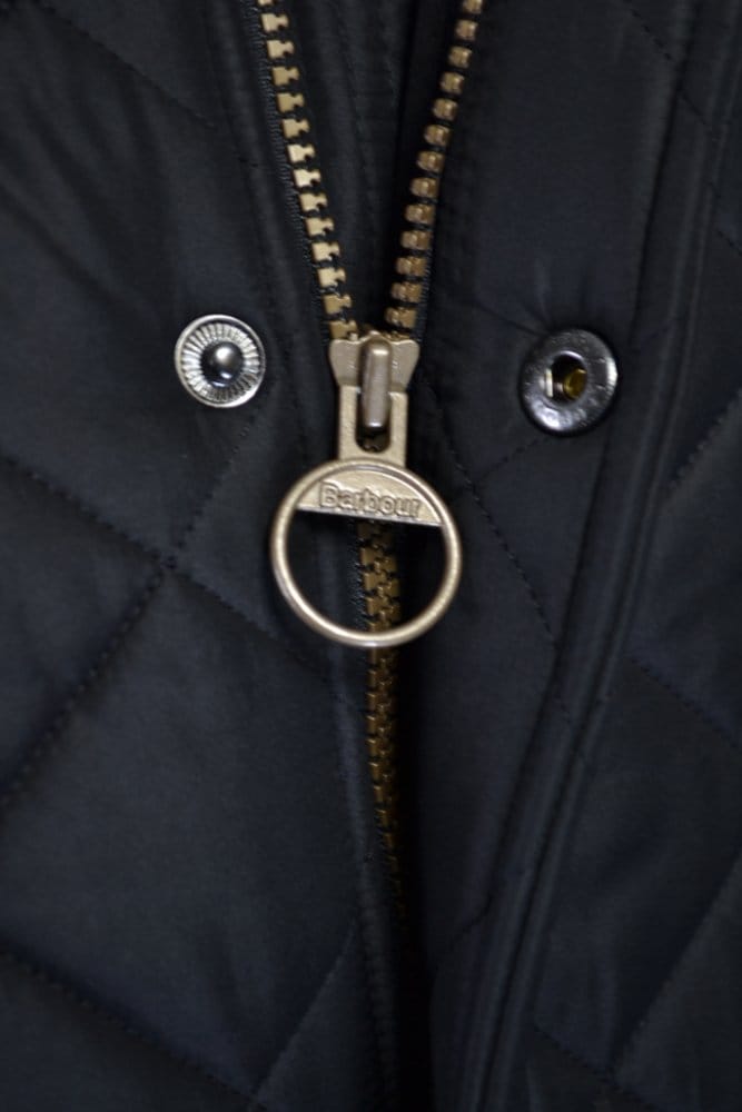 Barbour Powell Quilted Jacket Black