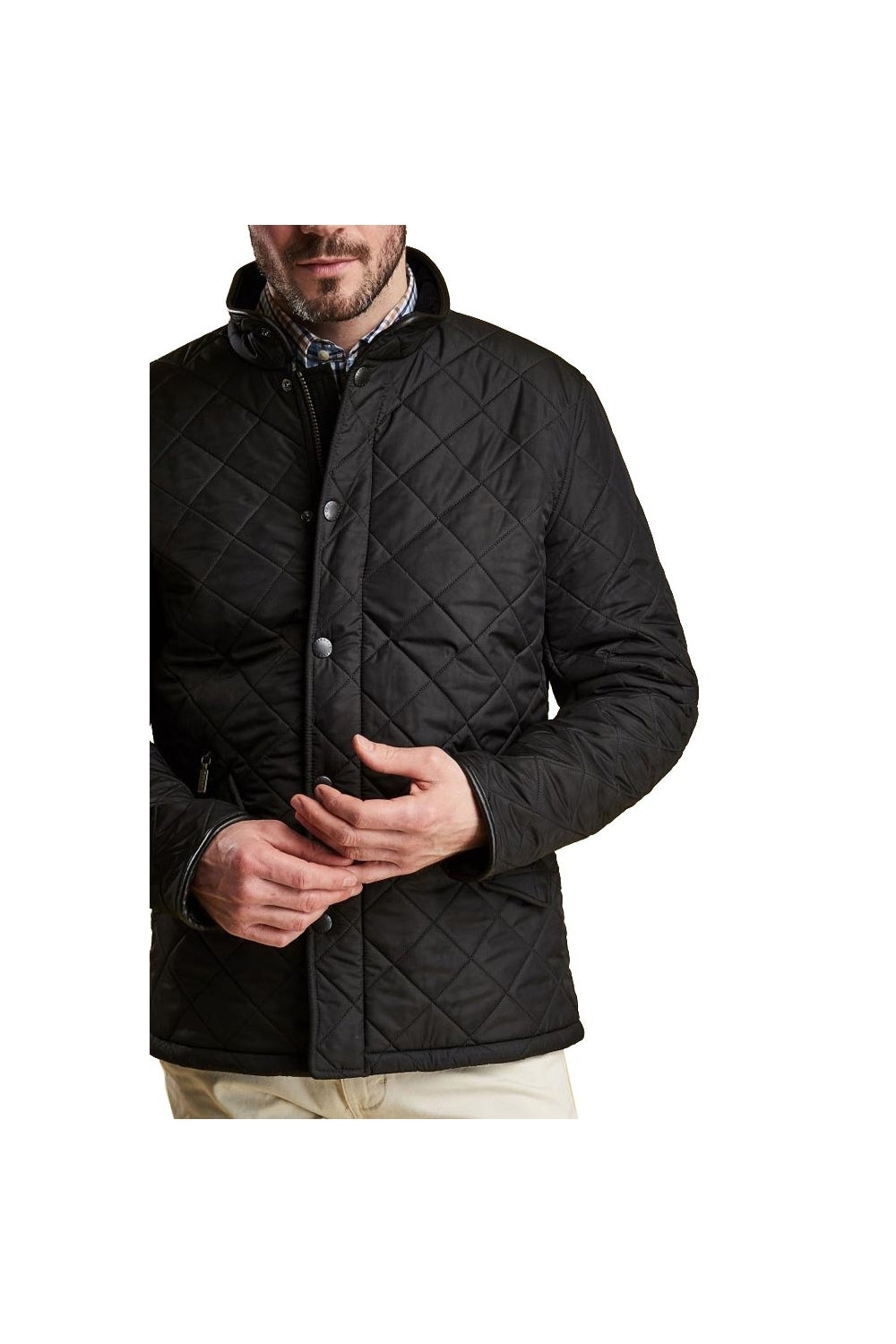 Barbour Powell Quilted Jacket Black