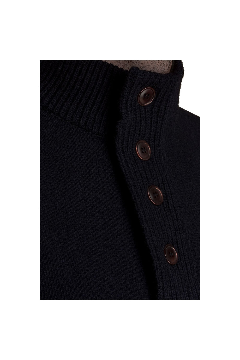 Maglione Barbour Patch Half Zip Blu Navy