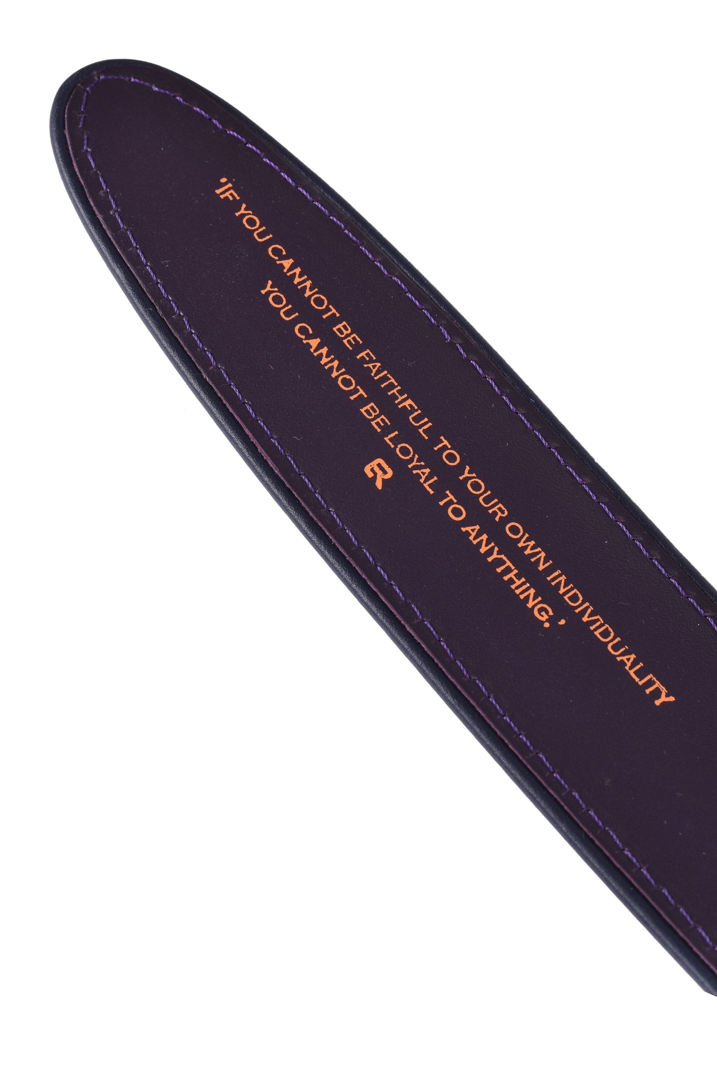 Elliot Rhodes Horsy Leather Belt Navy