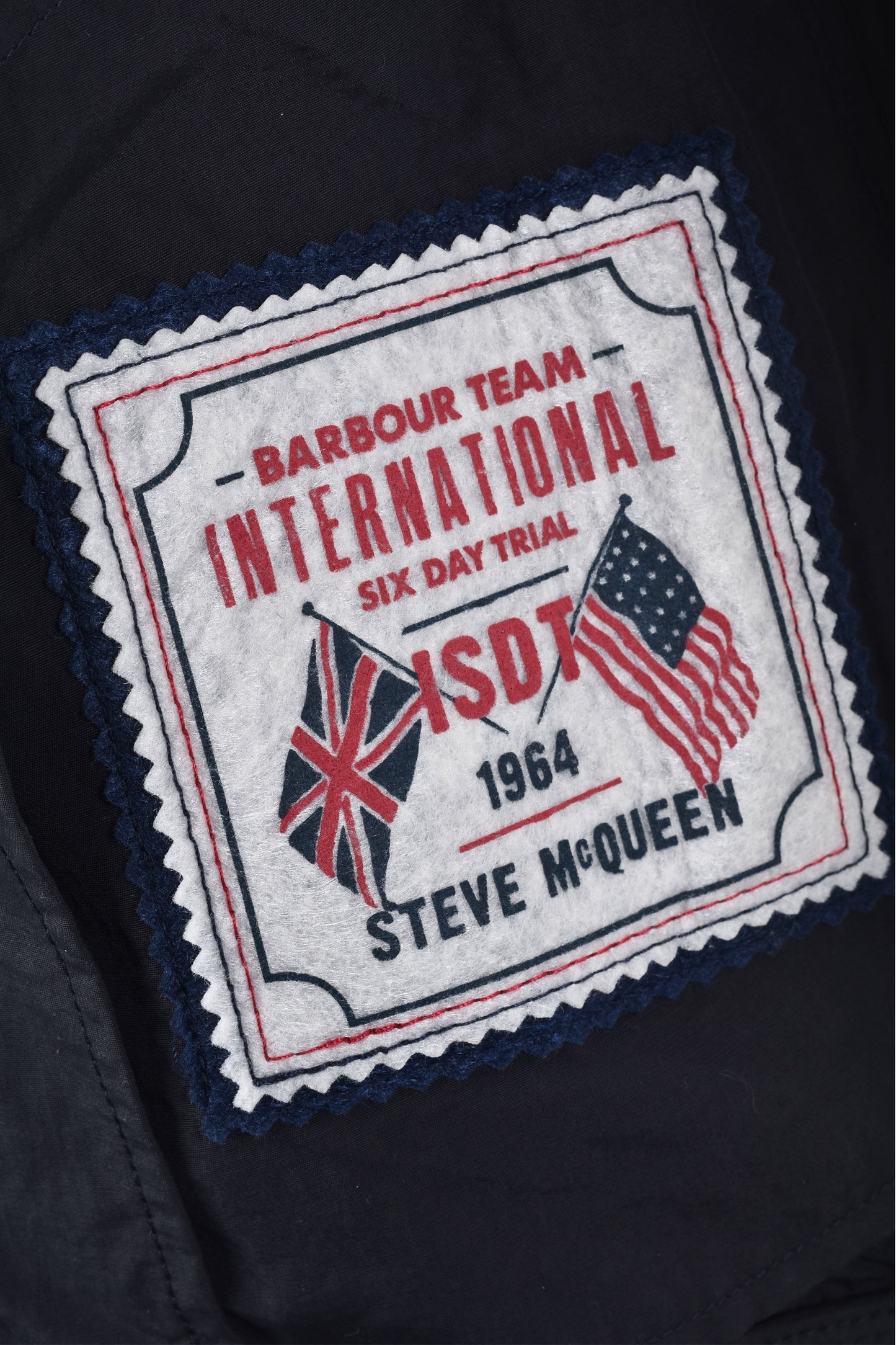 Barbour Steve McQueen Rectifier Harrington Jacket Navy