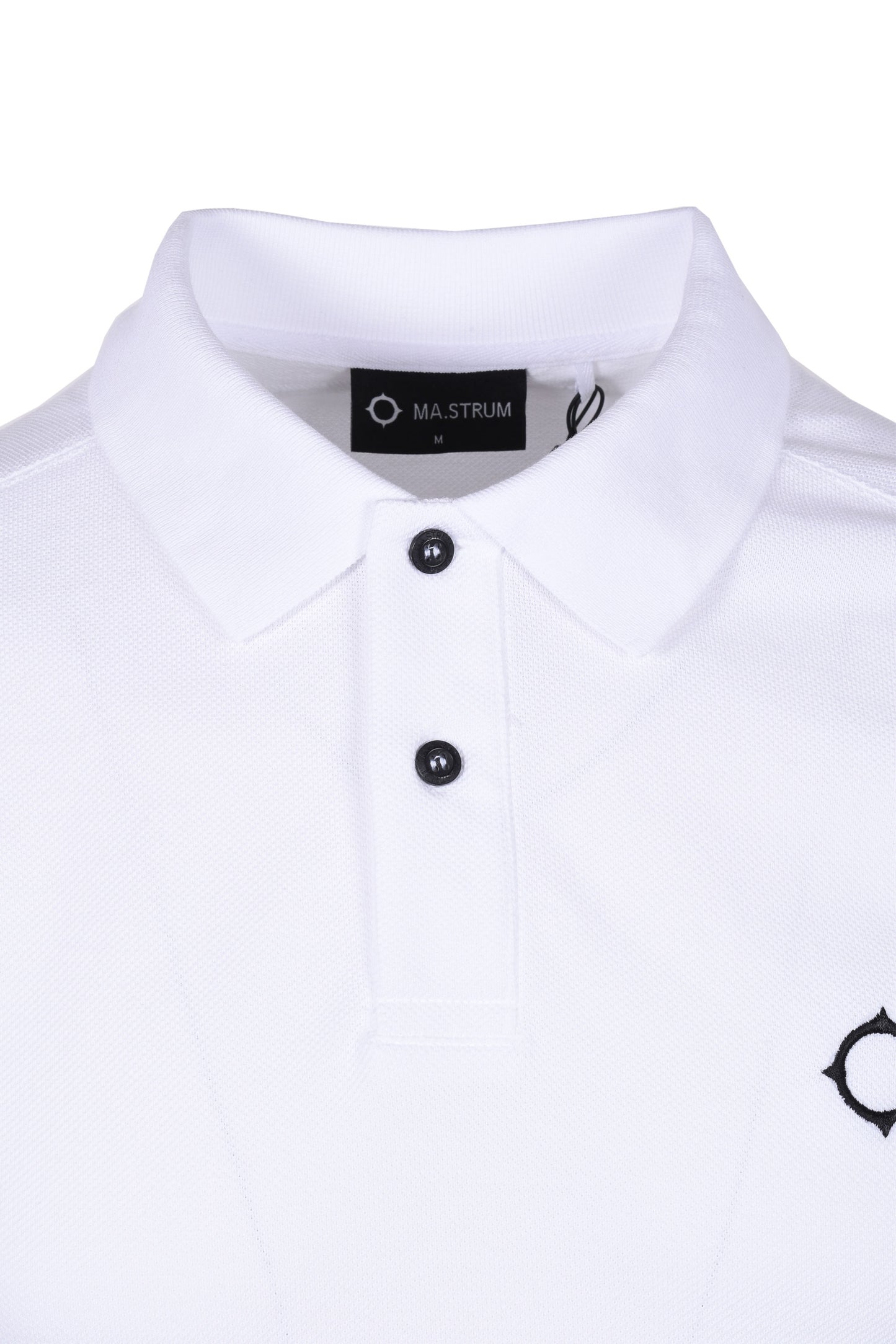 Polo piqué SS Ma.strum blanc