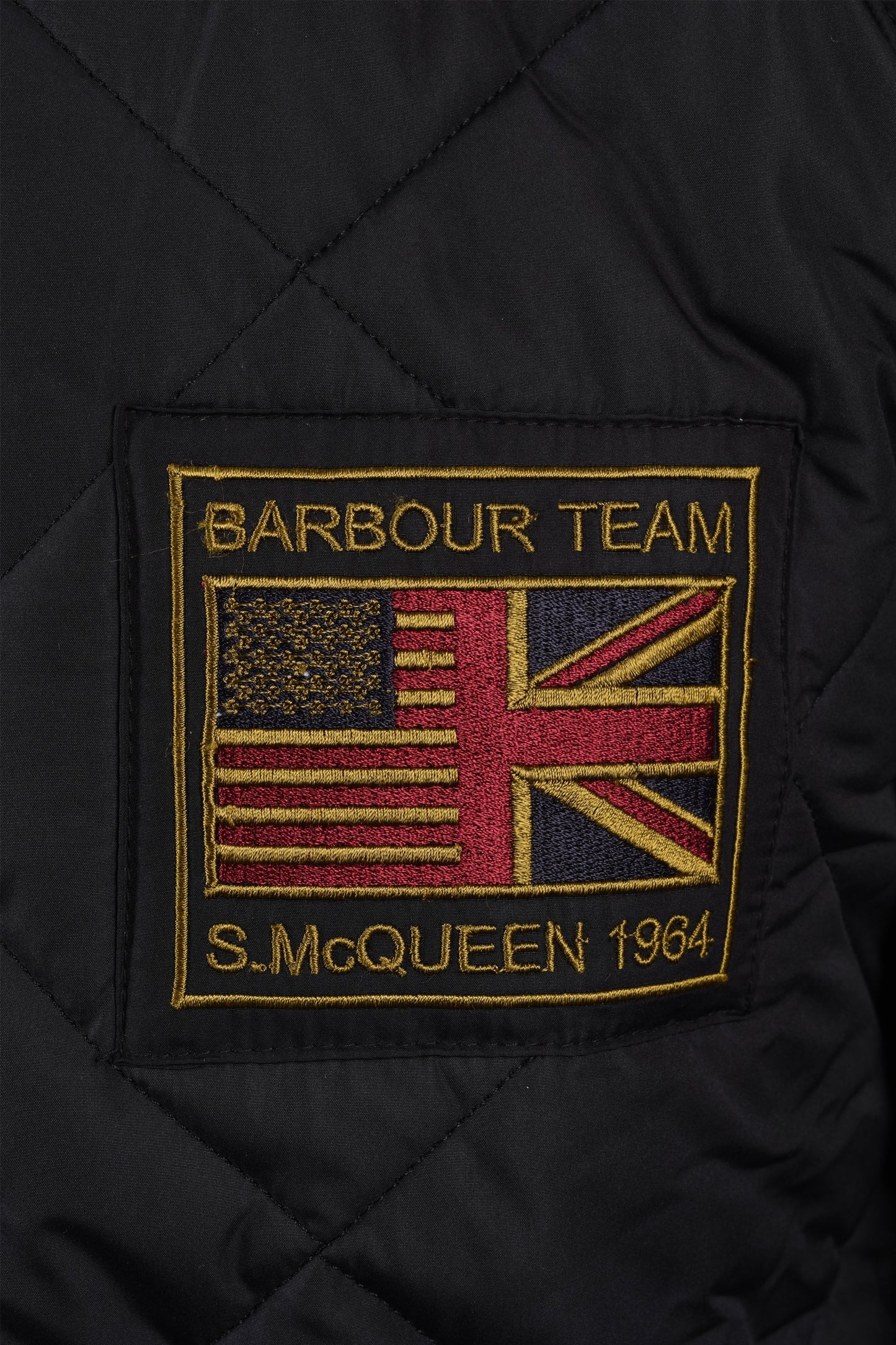 Barbour Intl Steve McQueen Quilted Merchant Jacket Black
