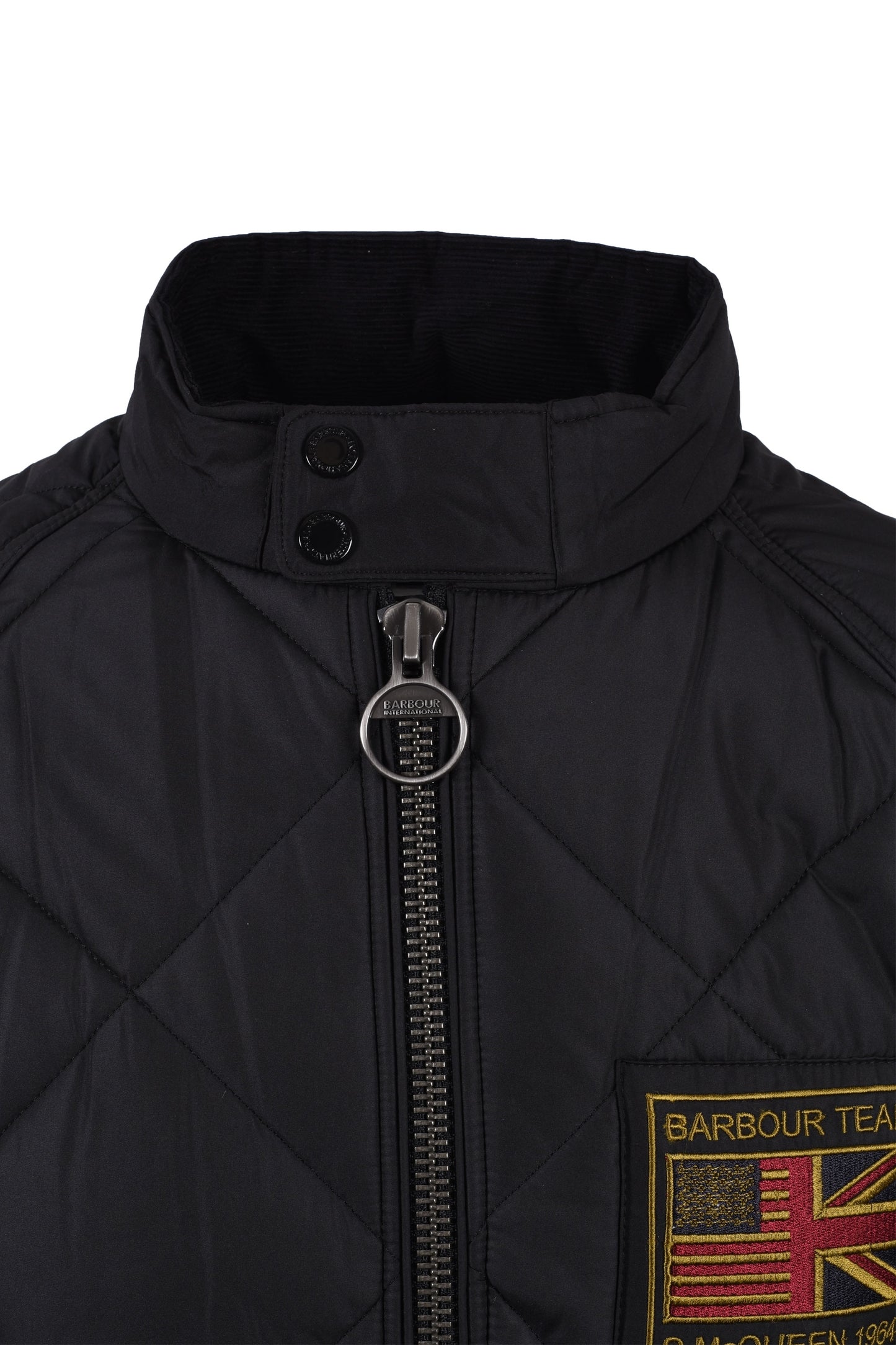 Barbour Intl Steve McQueen Quilted Merchant Jacket Black