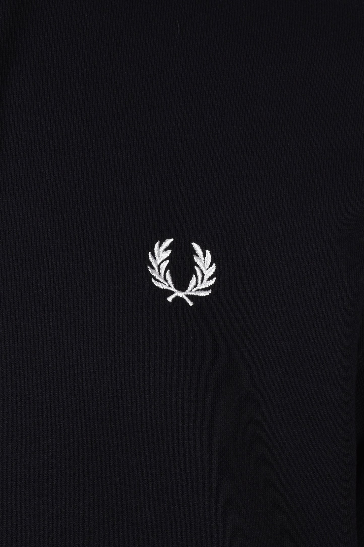 Fred Perry Tipped Hooded Sweatshirt Black Fred Perry Michael Stewart Menswear Sweatshirts & Hoodies