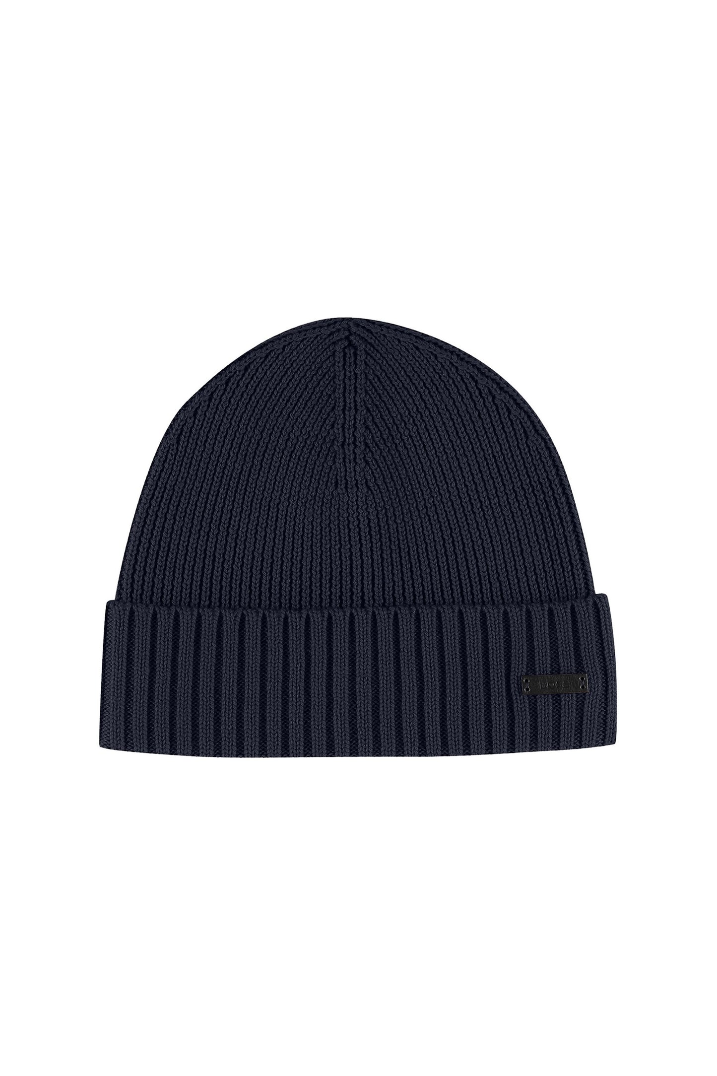 Boss Black Fati Beanie Hat Dark Blue