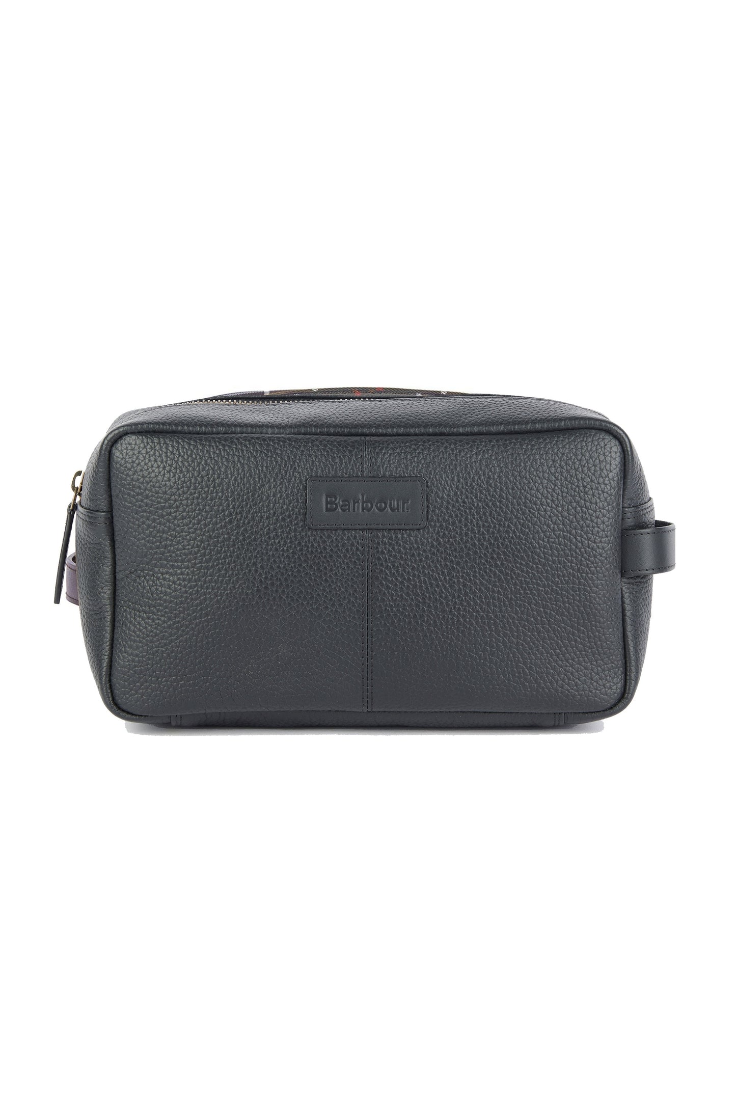 Barbour Highgate Leather Washbag Black