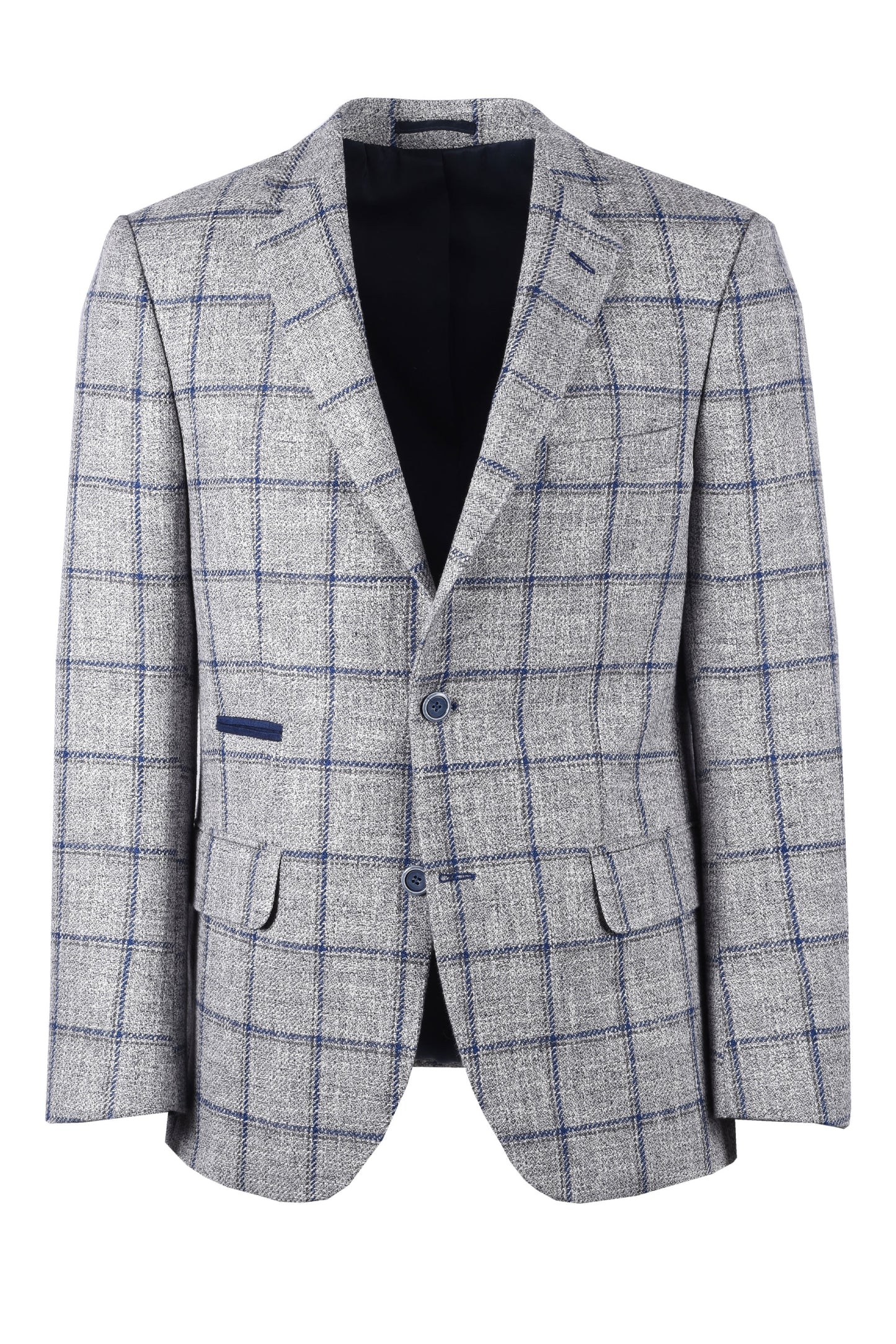 Giacca Mazzelli Grigio Blu Check