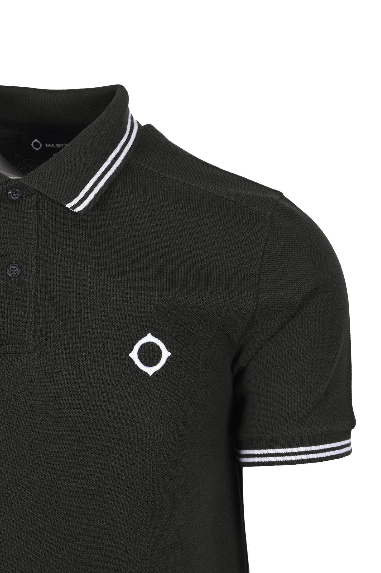 Ma.strum Double Tipped Polo Shirt Oil Slick