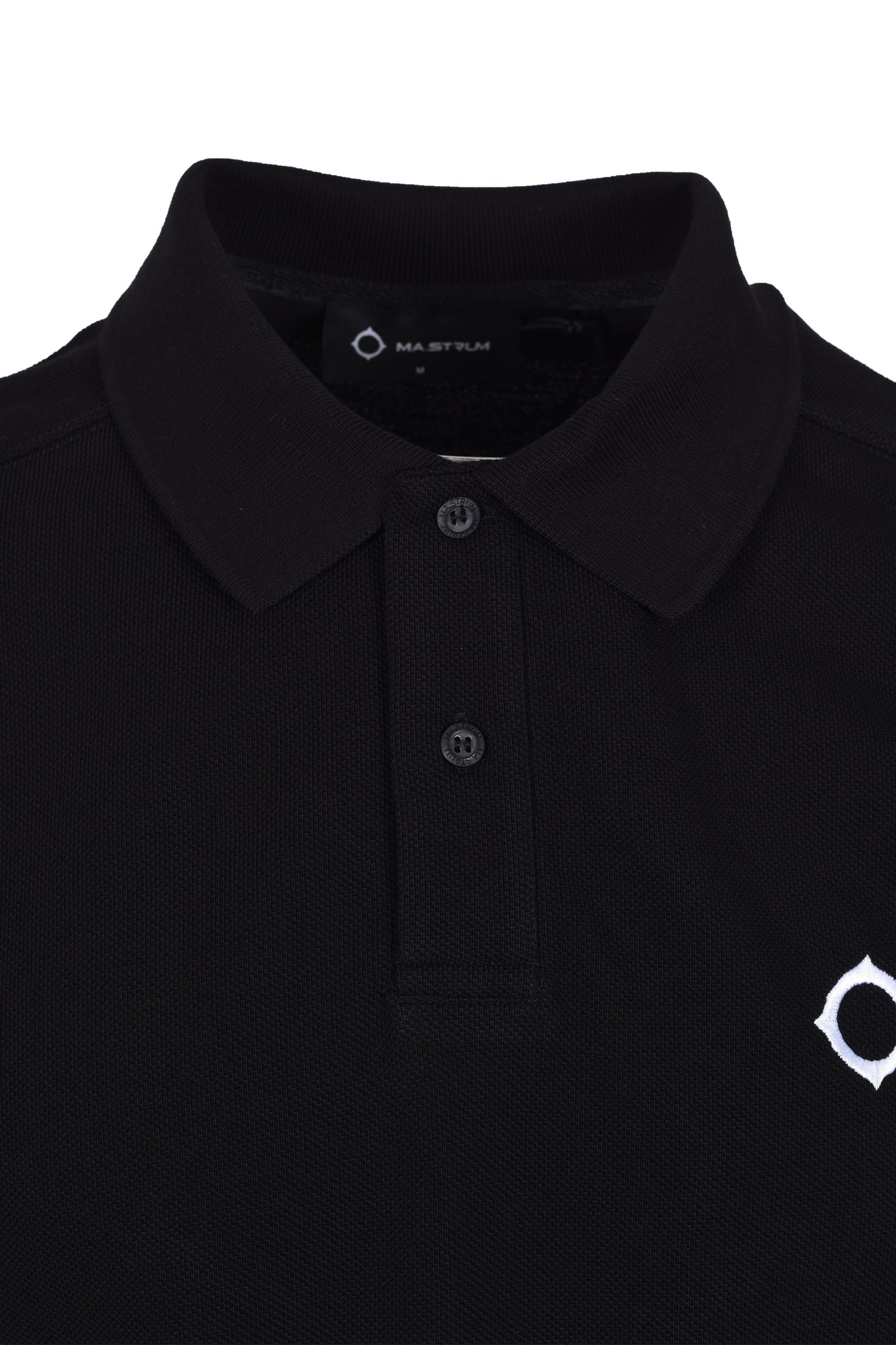 Ma.strum Ss Pique Polo Shirt Jet Black