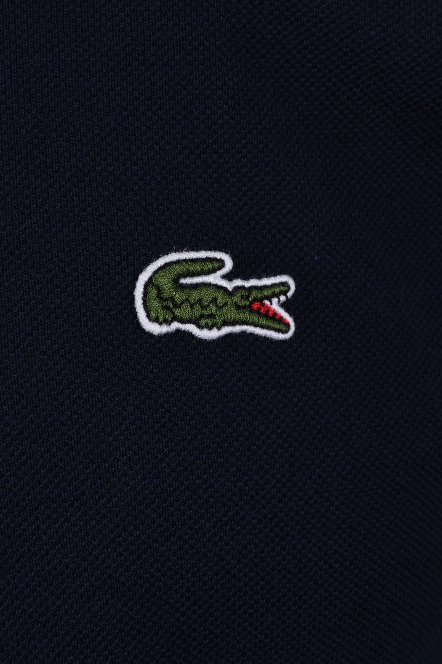 Polo Lacoste L.12.12 in piqu�� di cotone blu navy