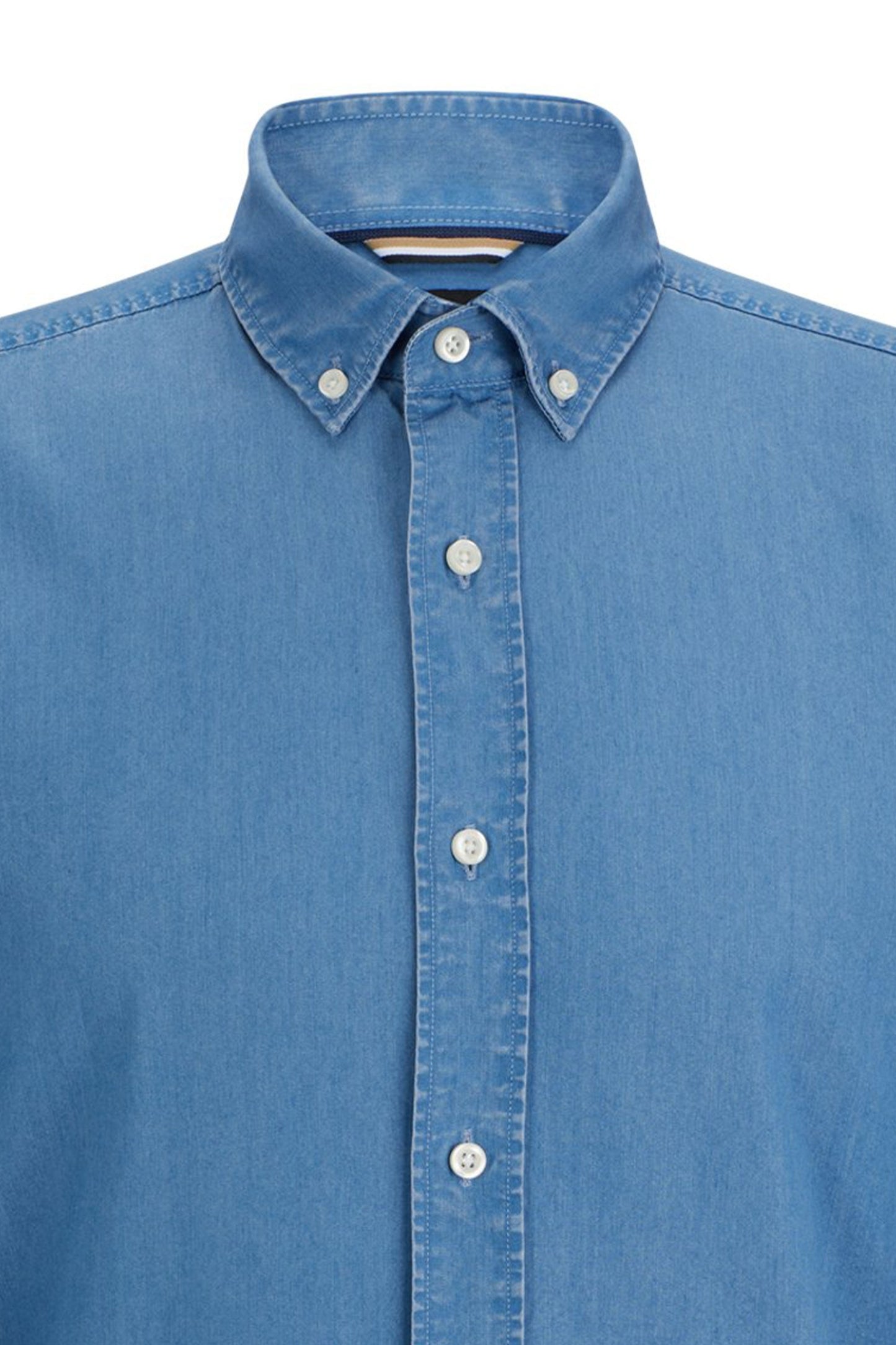 Chemise en jean à manches longues Boss C-hal-bcd-c1-223 Bleu vif