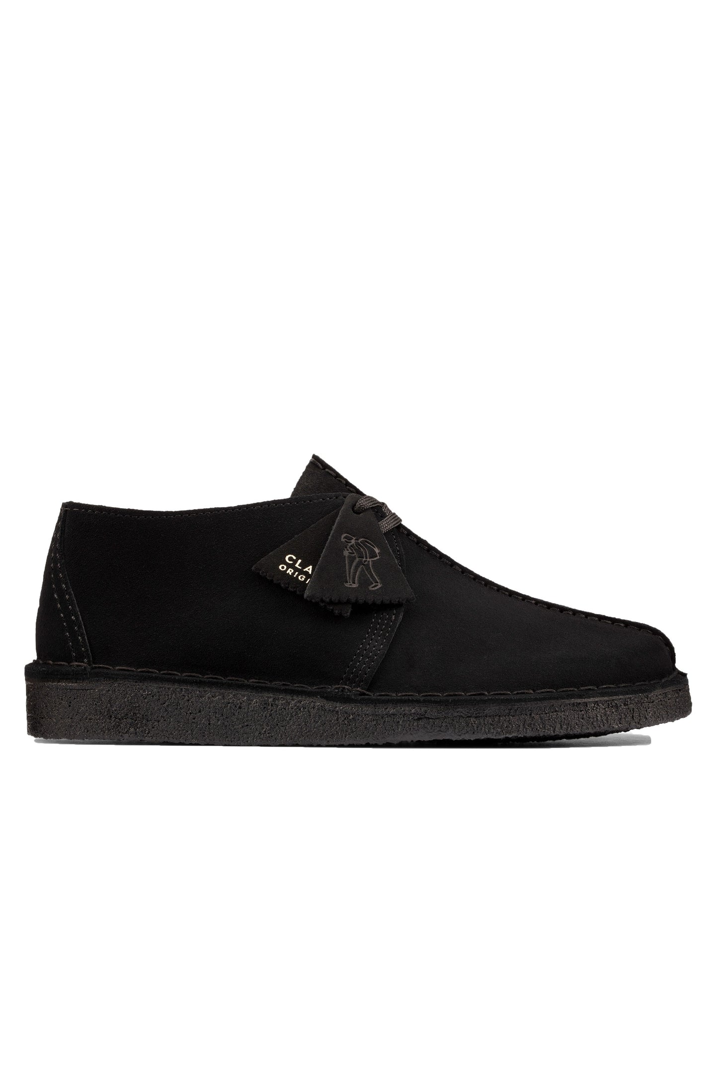 Clarks Originals Desert Trek Casual Shoe Black Suede