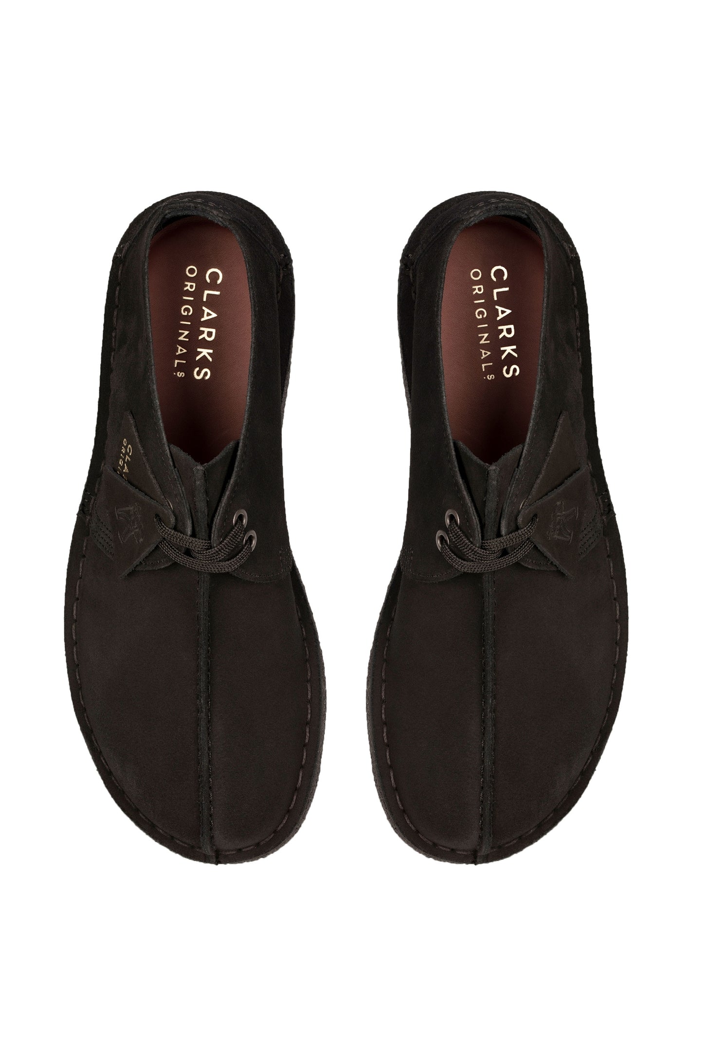 Clarks Originals Desert Trek Casual Shoe Black Suede