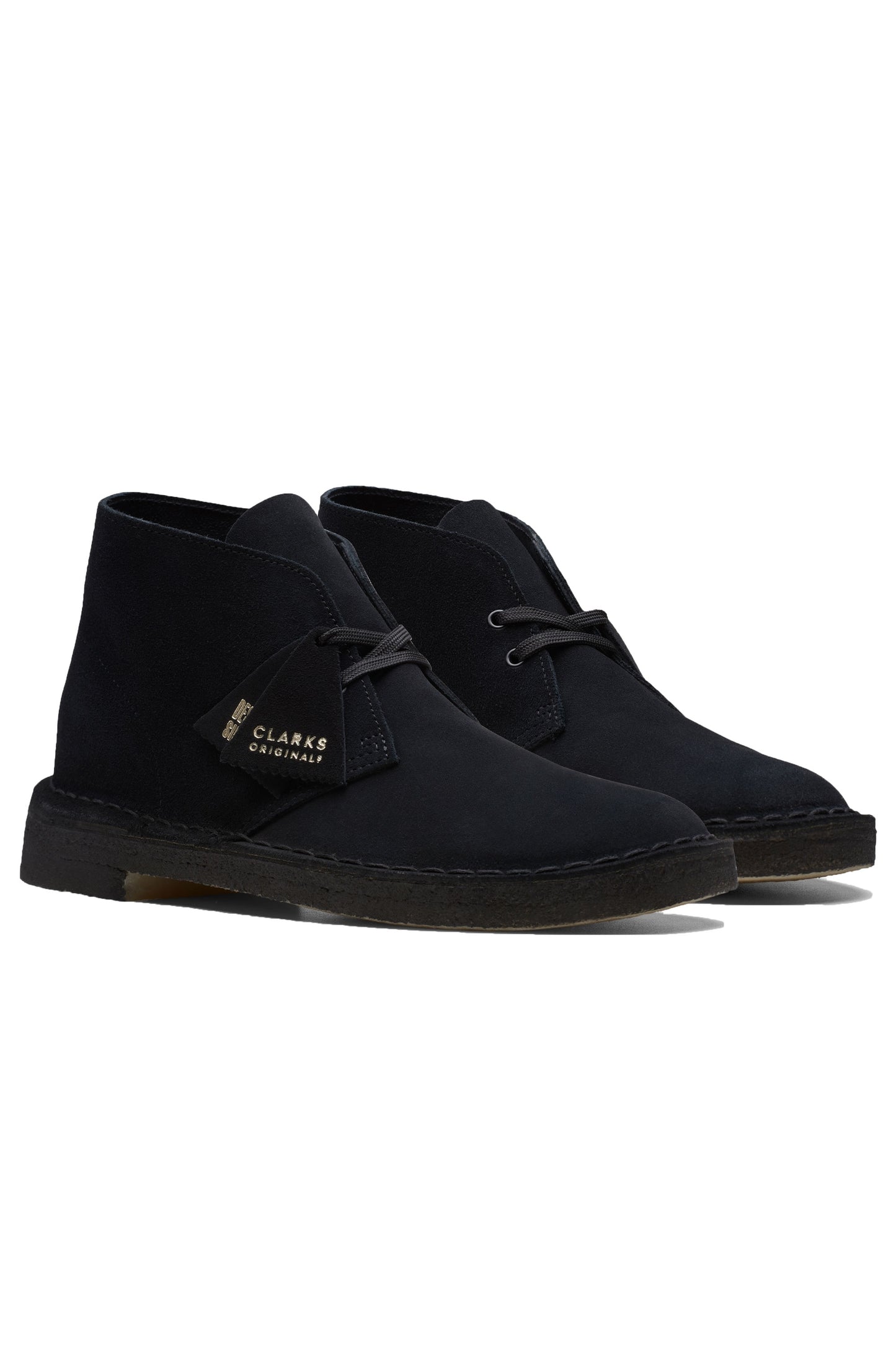 Clarks Originals Desert Boot Black Suede