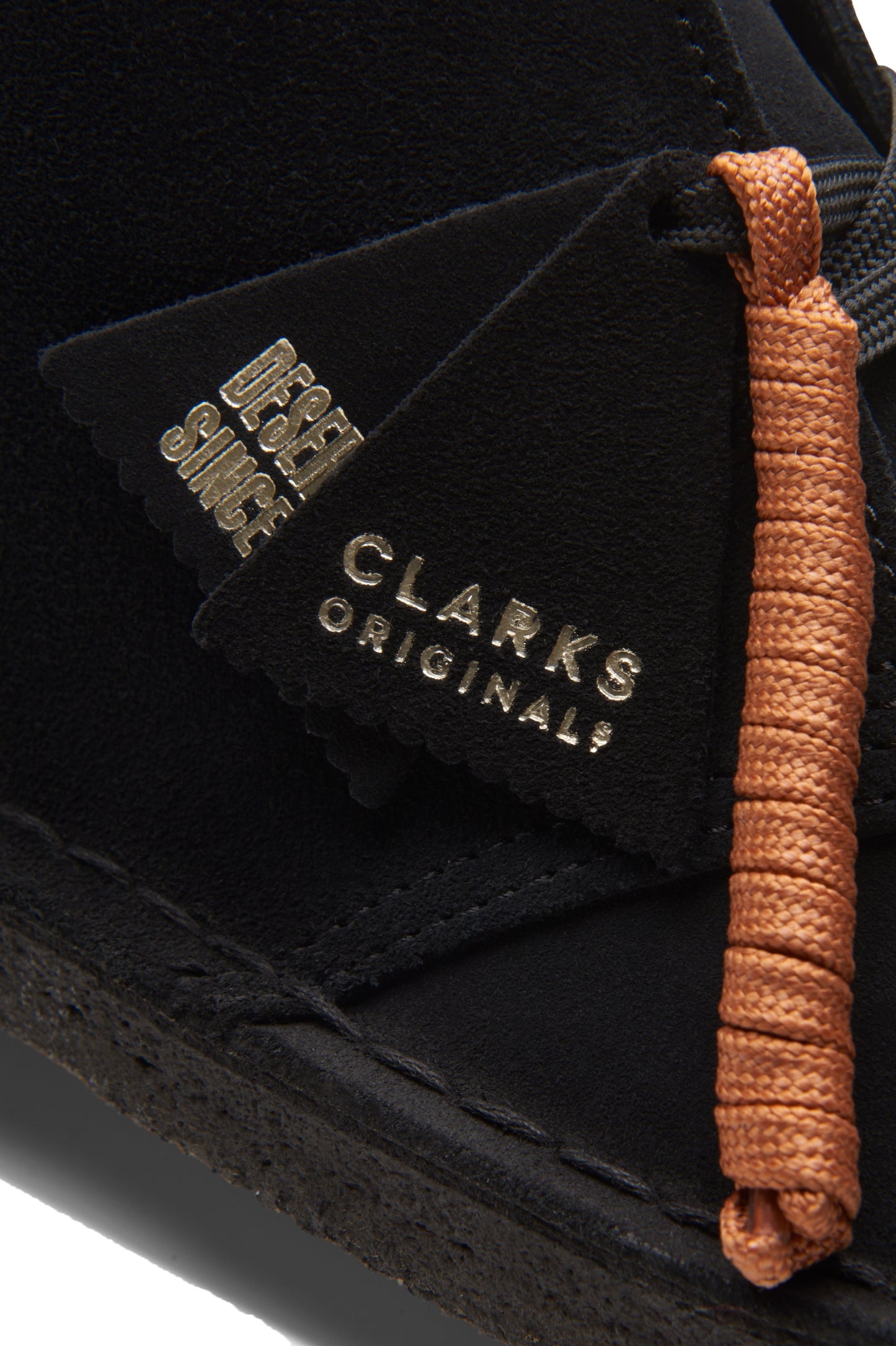 Clarks Originals Desert Boot Black Suede