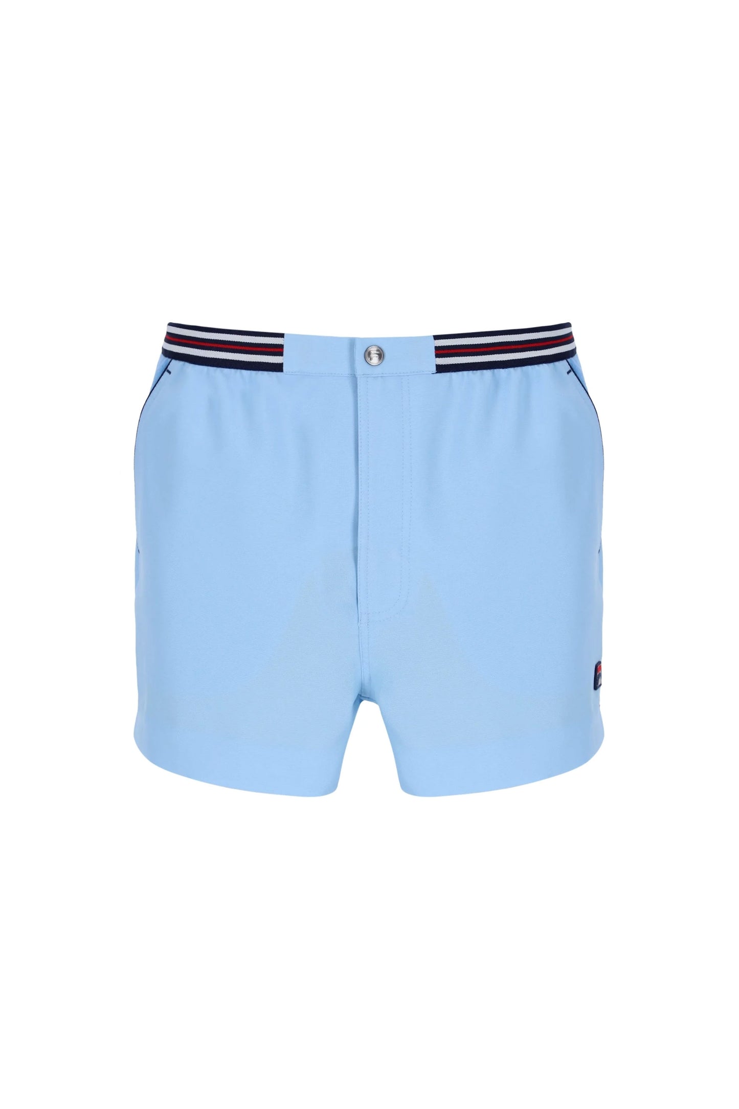 Fila Vintage Hightide 4 Terry Pocket Stripe Shorts Blue Bell
