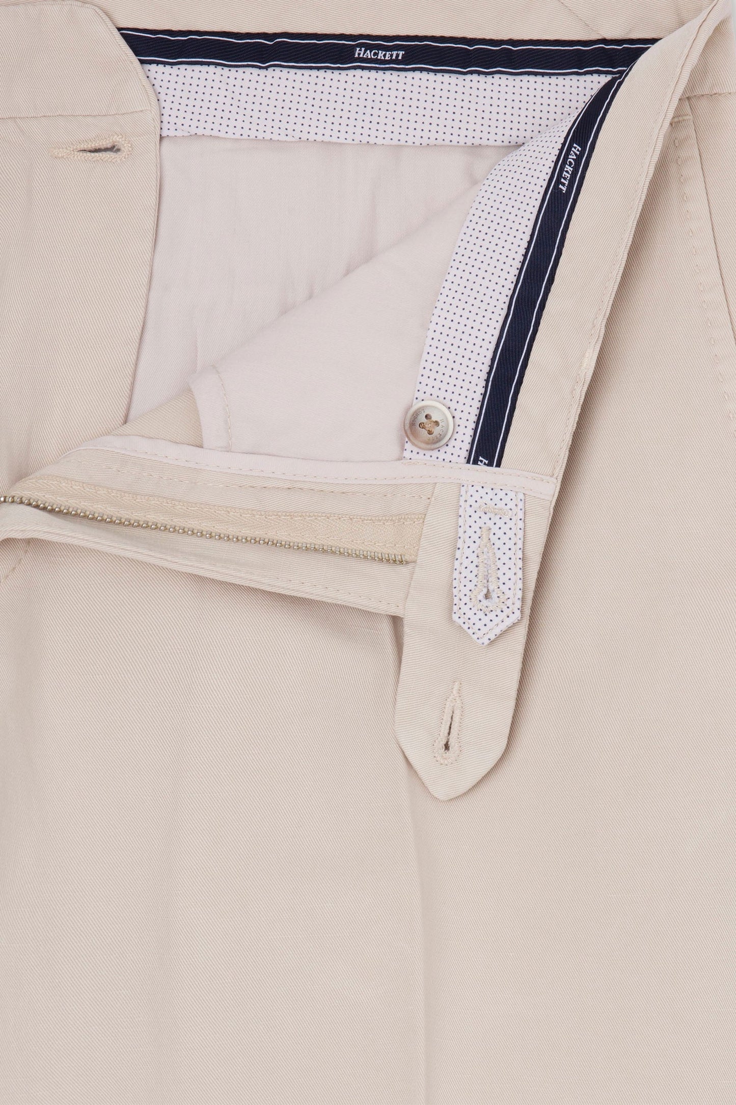 Pantalon de plage chino en coton et lin Hackett