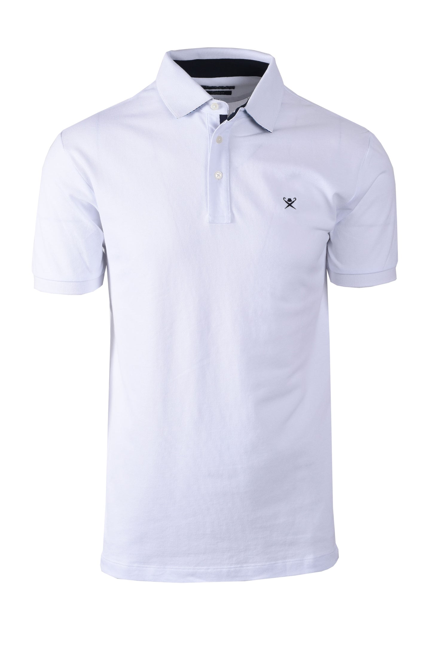 Hackett Swim Trim Palm Polo Shirt White