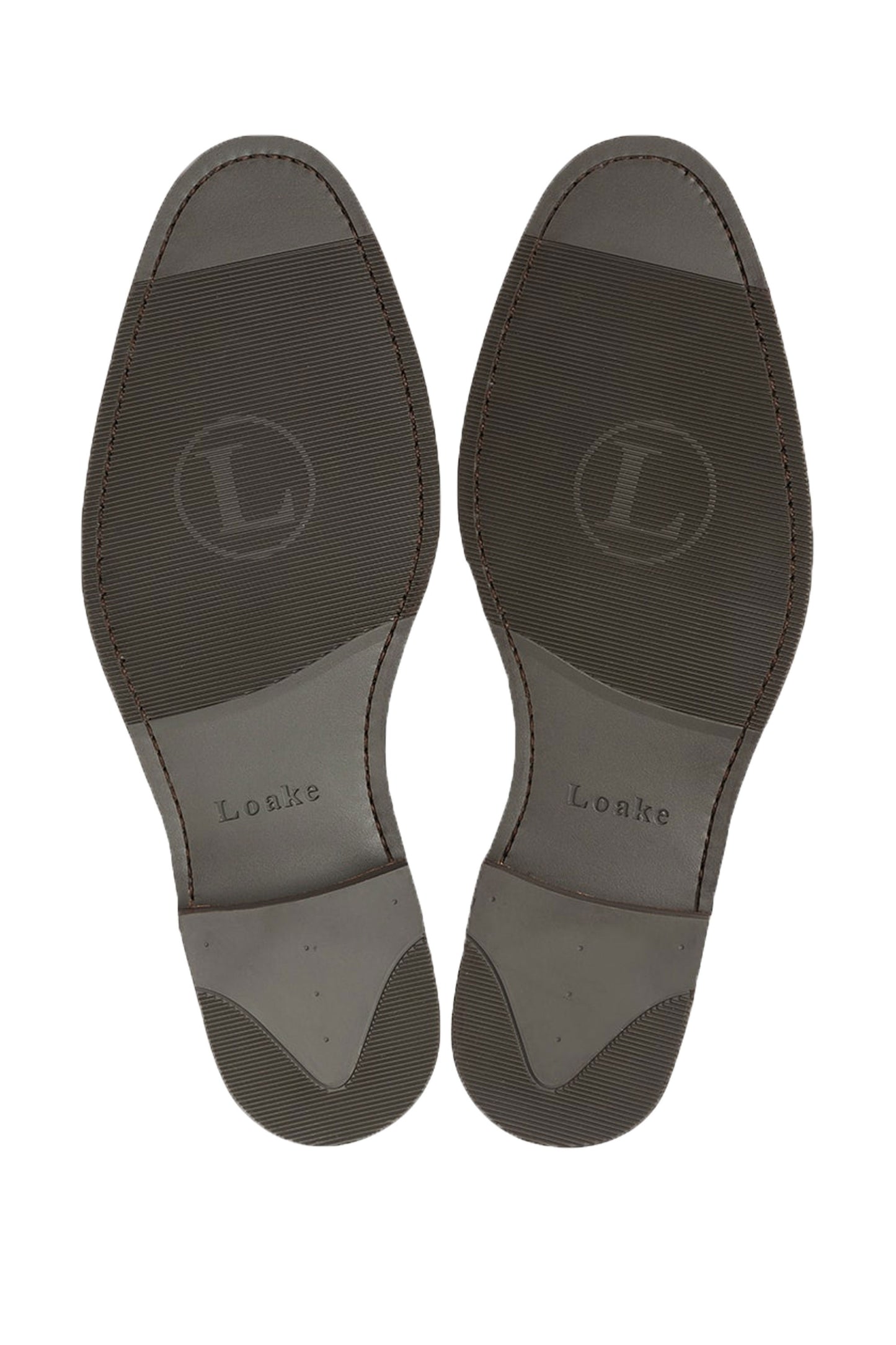 Mocassins noirs à selle impériale de Loake Noir