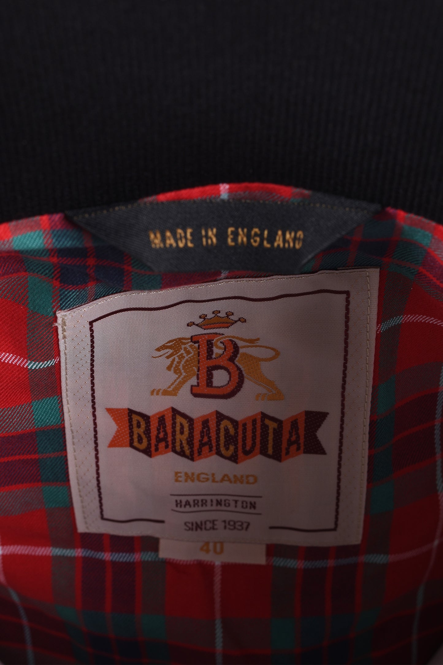 Giacca Baracuta G9 Harrington nera