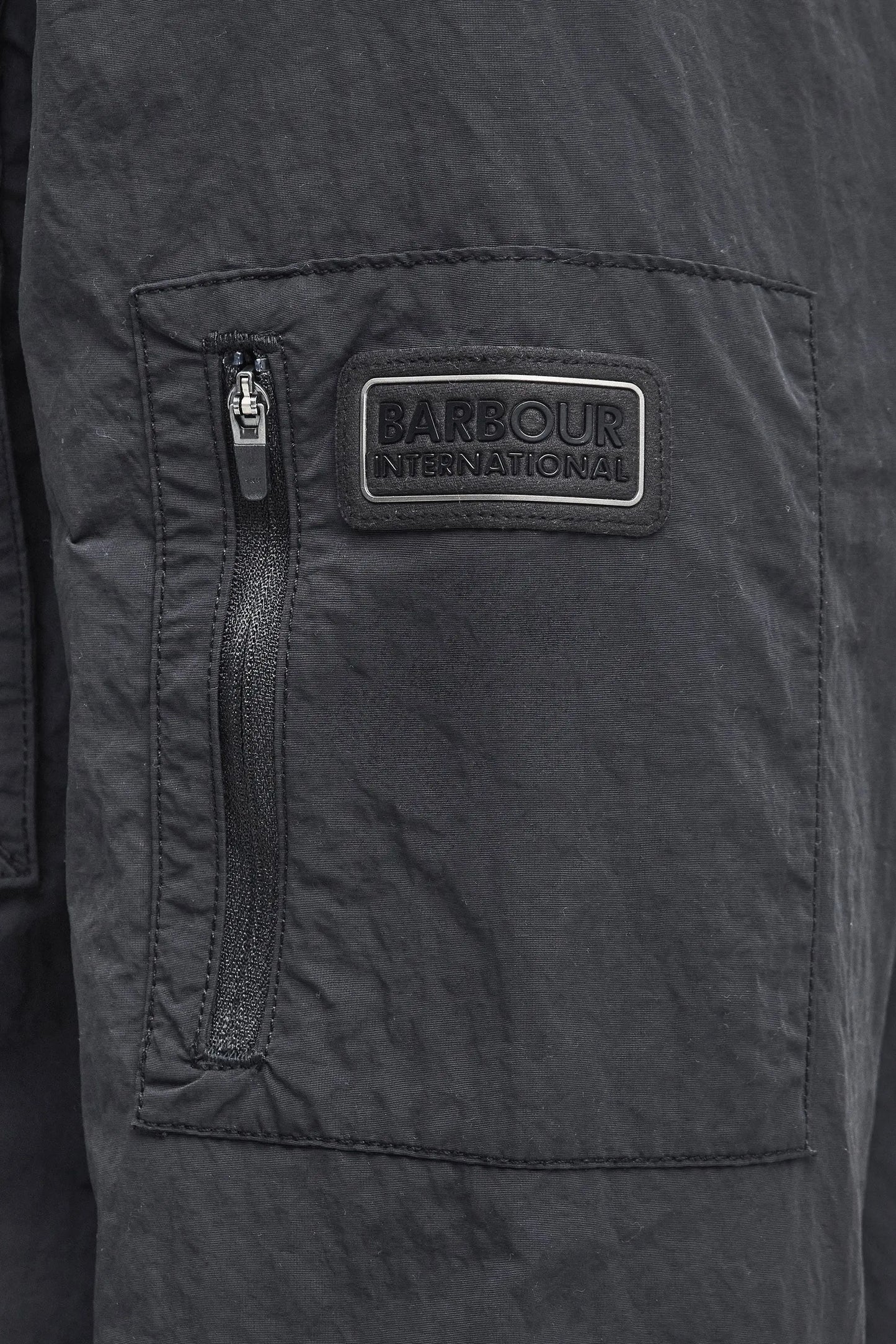 Barbour International Scots Overshirt Black Barbour International