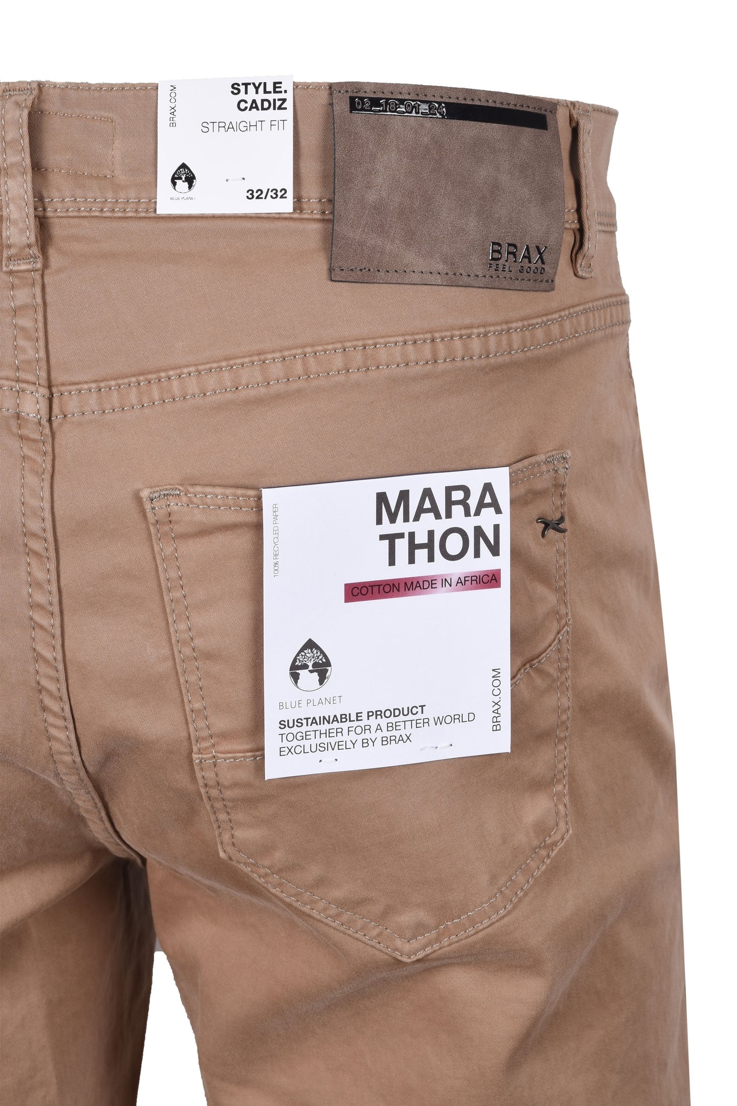 Brax Cadiz Cotton Jeans Beige