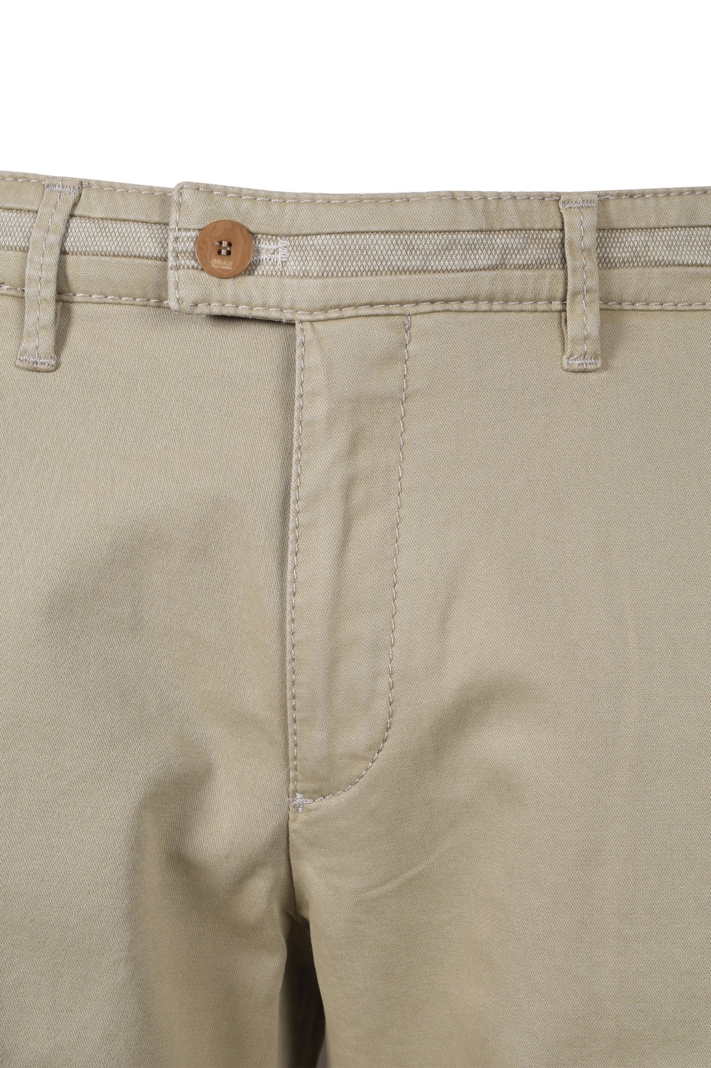 Brax Felix C Cotton Chino Khaki