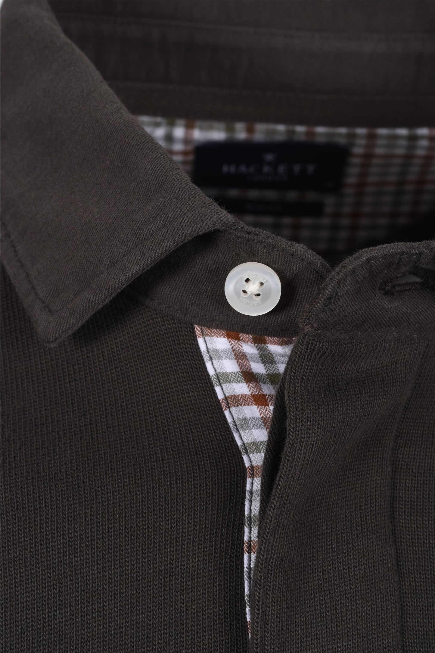 Hackett Woven Trim Rugby Deep Green