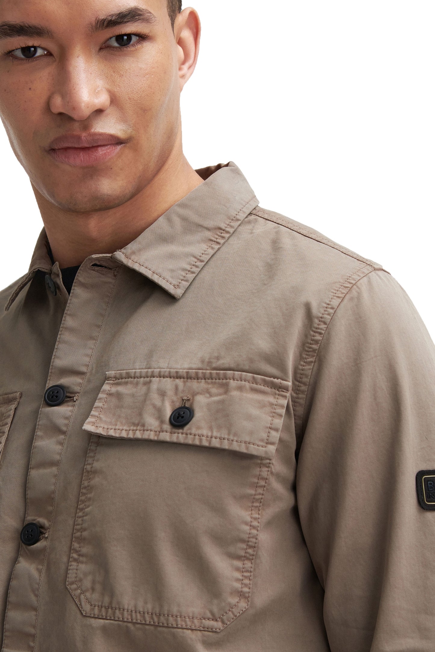 Barbour International Arlo Overshirt Brindle