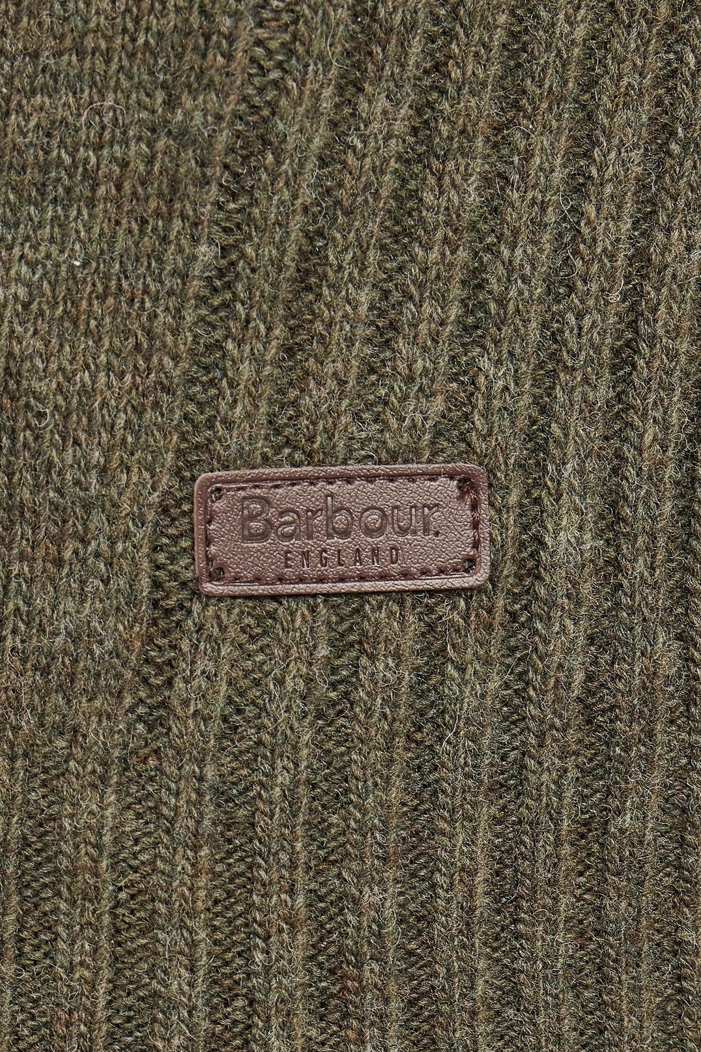Barbour Nelson Essential Half Zip Knitwear Seaweed Barbour