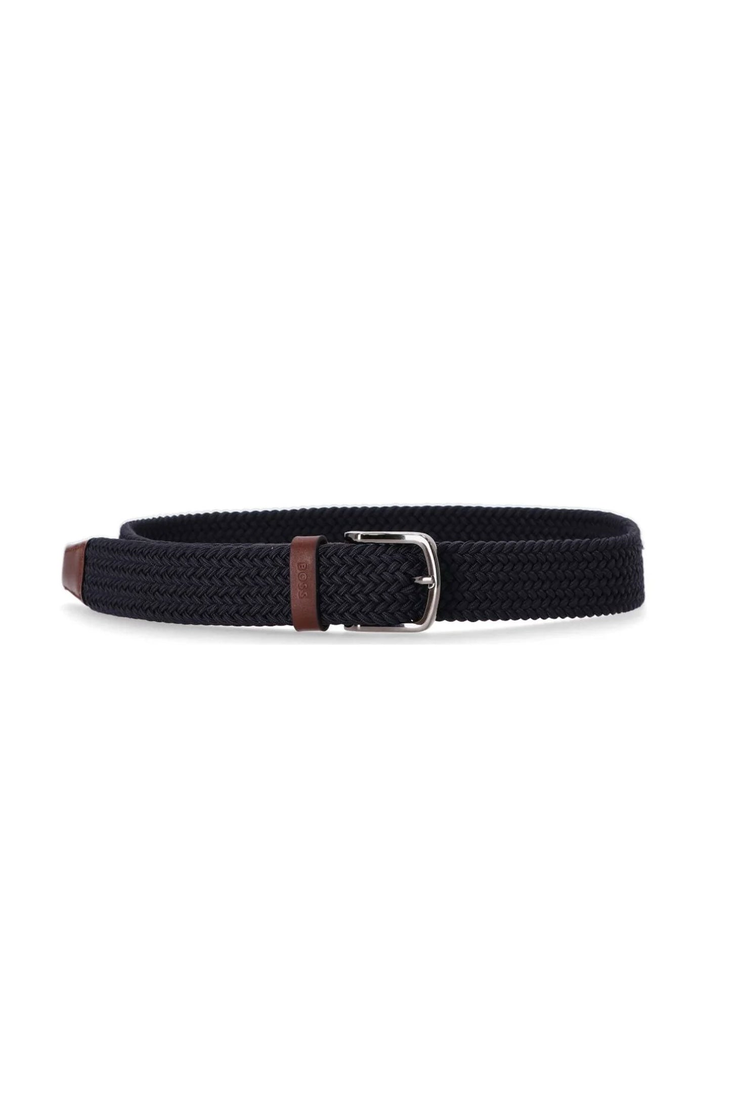 Boss Black Sash Belt Dark Blue