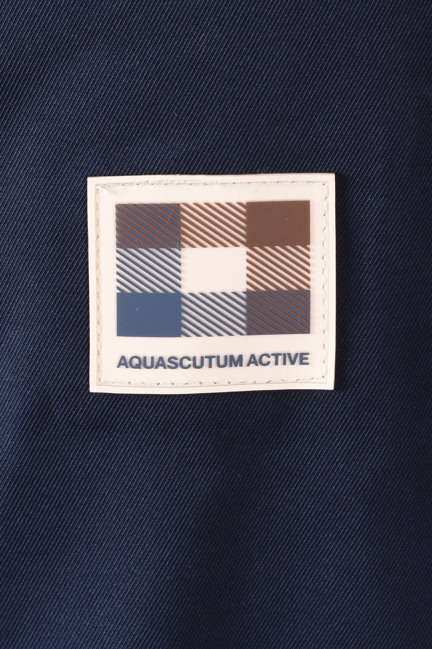 Parka Aquascutum 3 Way Active Club Check blu navy