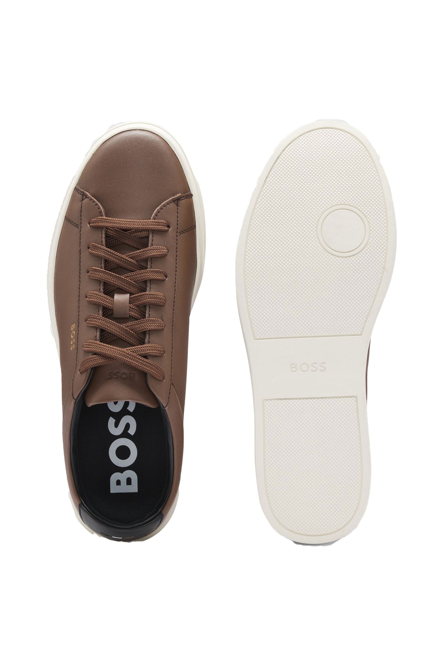Baskets Boss Kieran_tenn_bu marron moyen