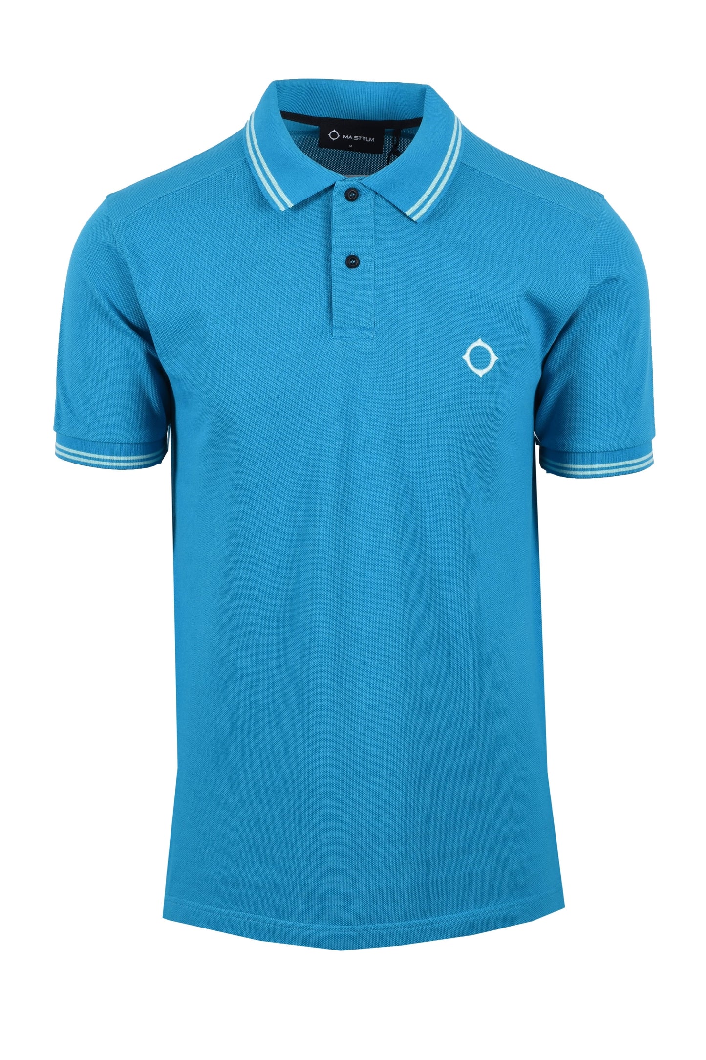 Ma.strum Double Tipped Polo Shirt Vallarta Blue