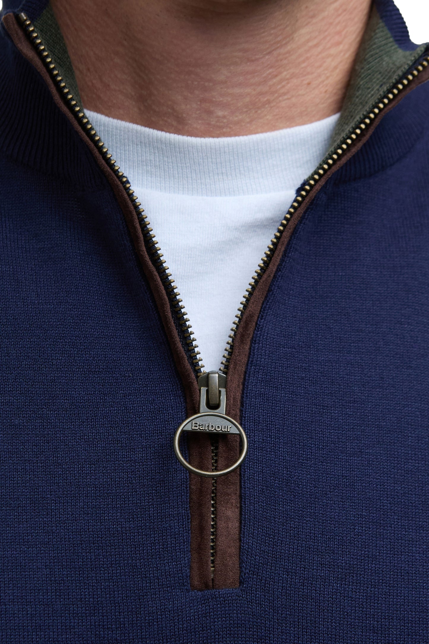 Barbour Bayfield Half Zip Navy