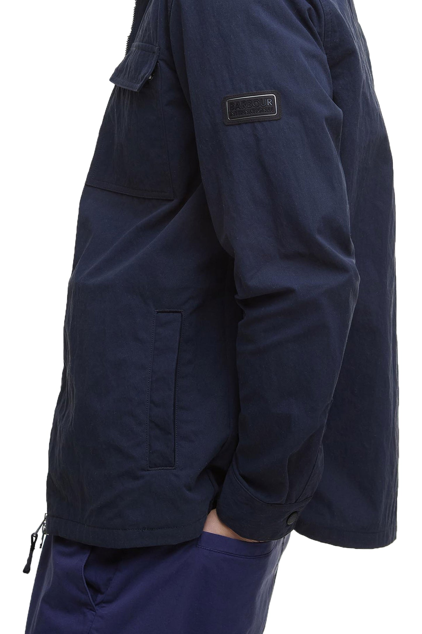 Barbour International Maze Overshirt Navy