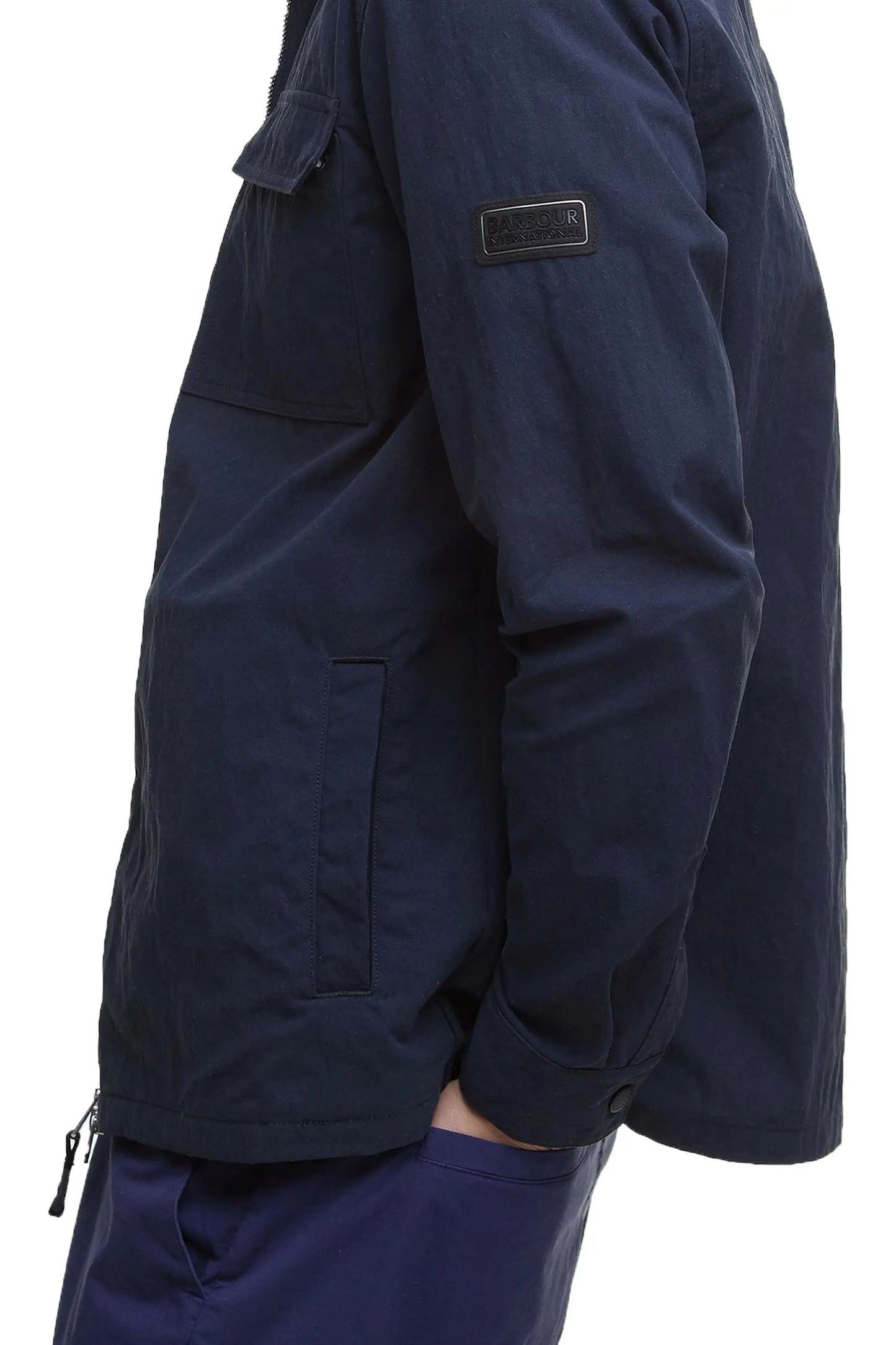 Barbour International Maze Overshirt Navy Barbour