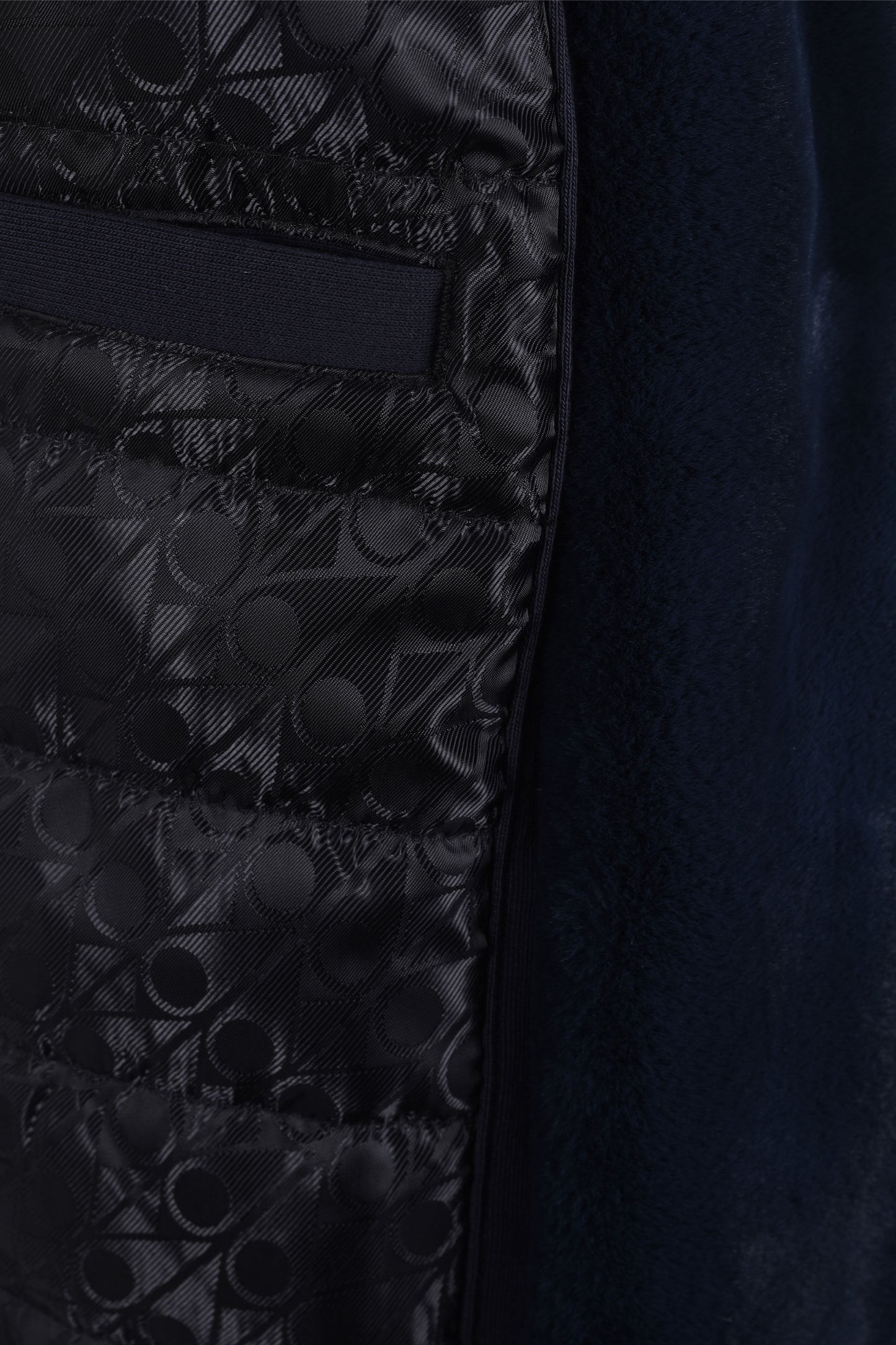 Moose Knuckles Classic Bunny Hooded Full Zip Navy