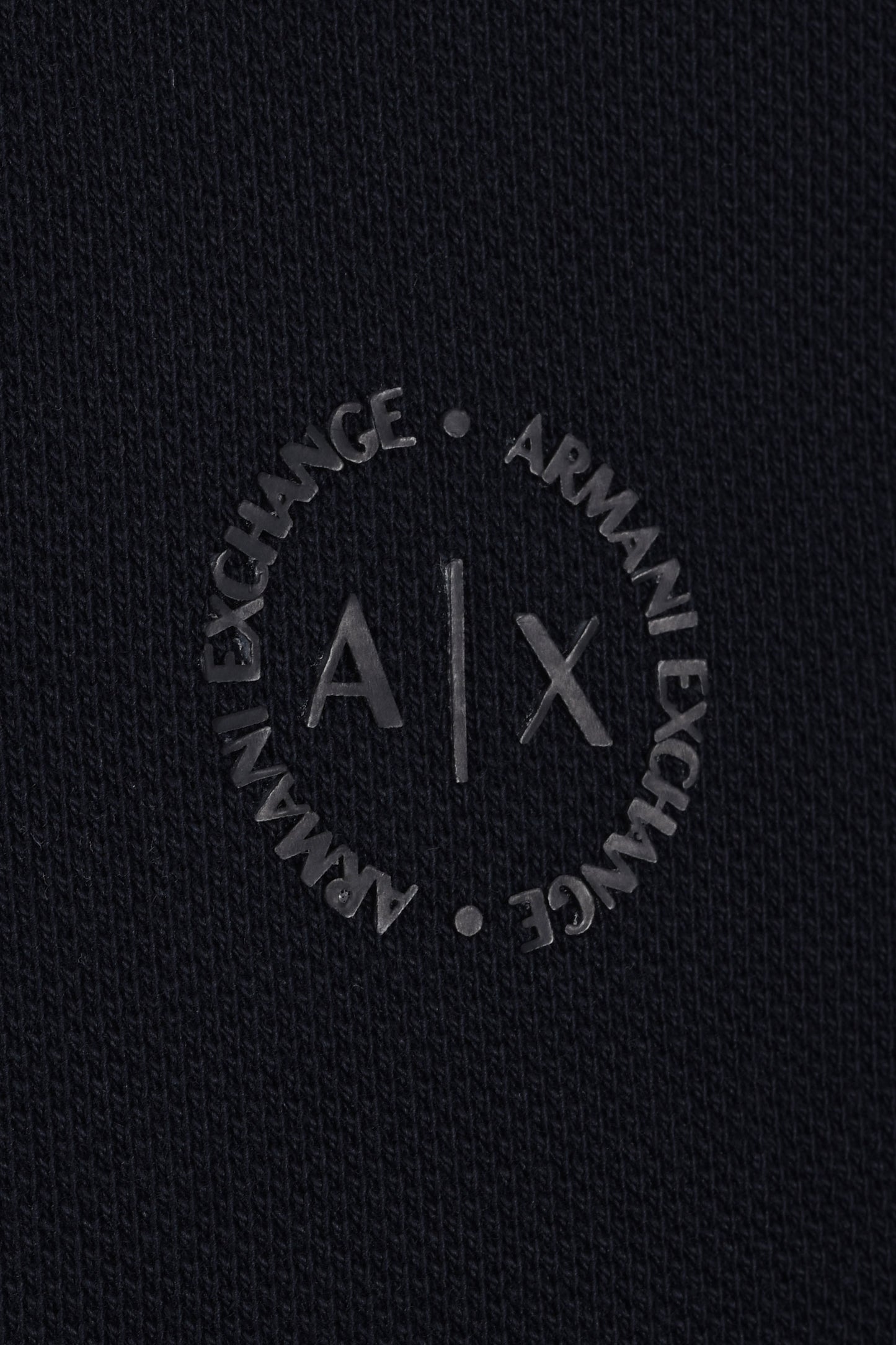 Armani Exchange Slim Fit Tipped Polo Navy