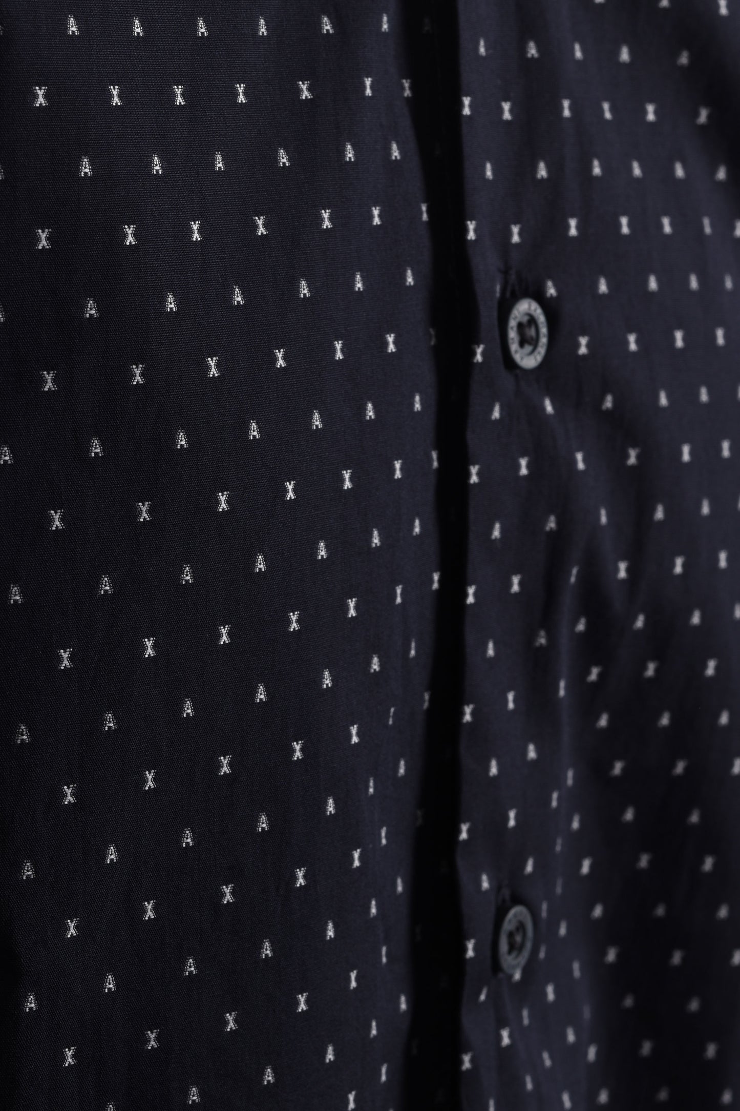 Armani Exchange Long Sleeved Shirt Navy