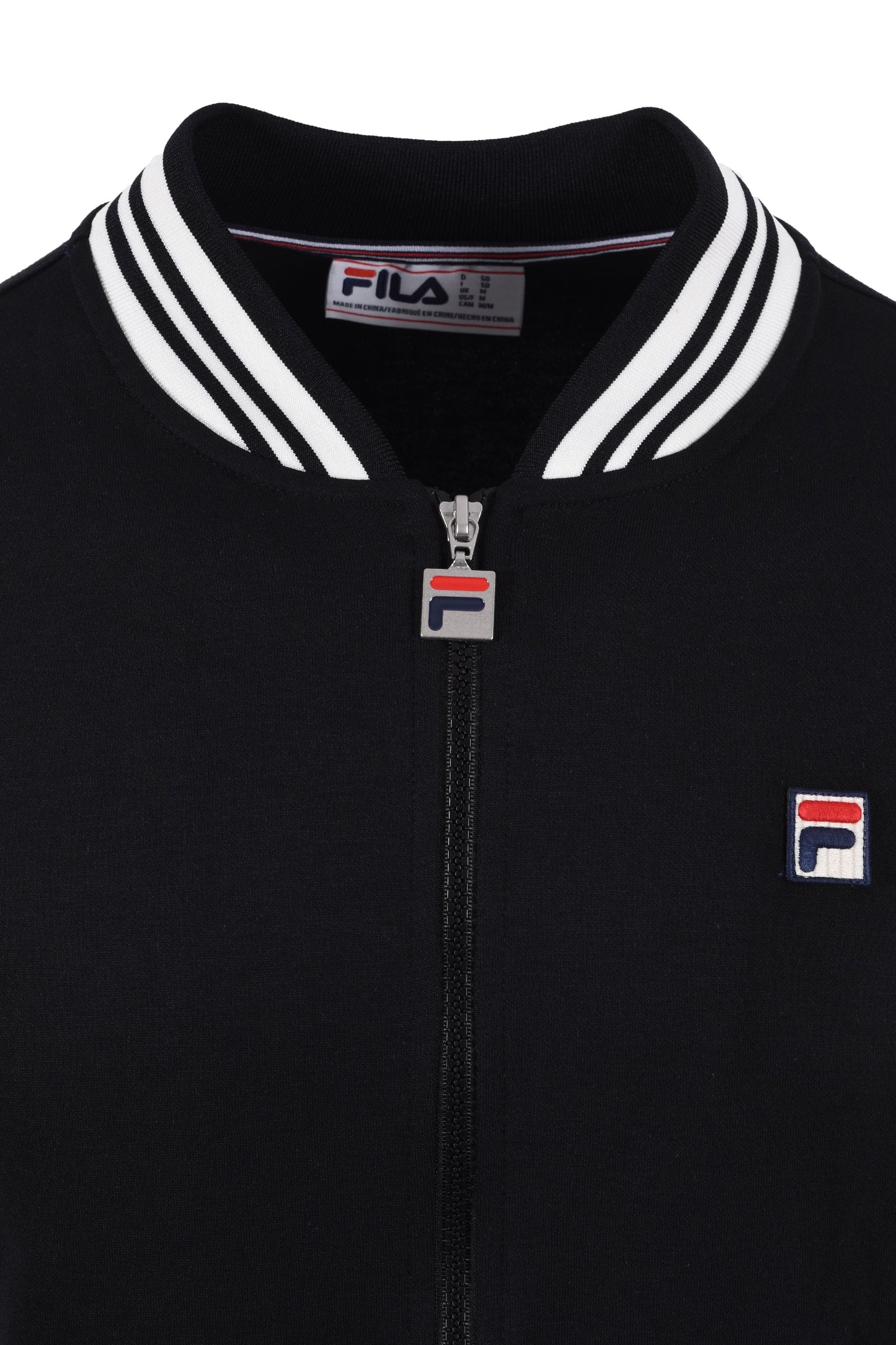 Fila Vintage Settanta Track Jacket Black/Gardenia