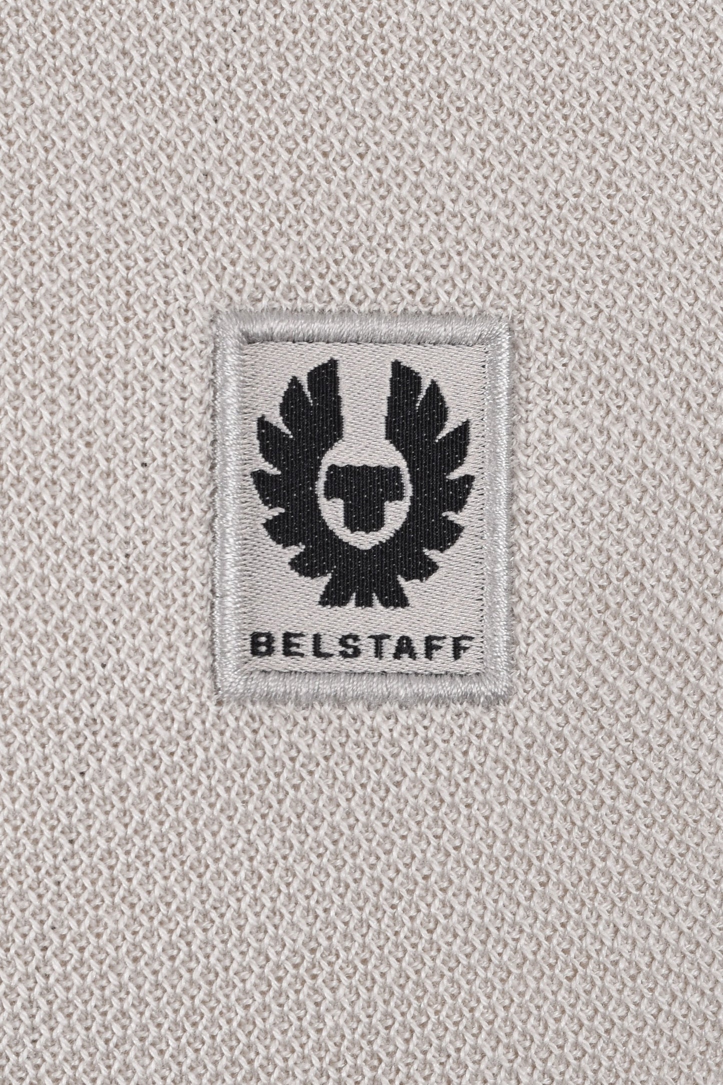 Belstaff Drift Knitted Long Sleeve Polo Stone Beige