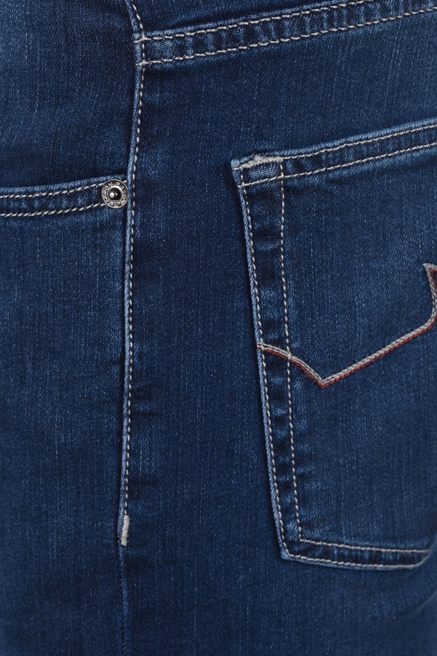 Paul And Shark Red Rivet Jeans Light Denim