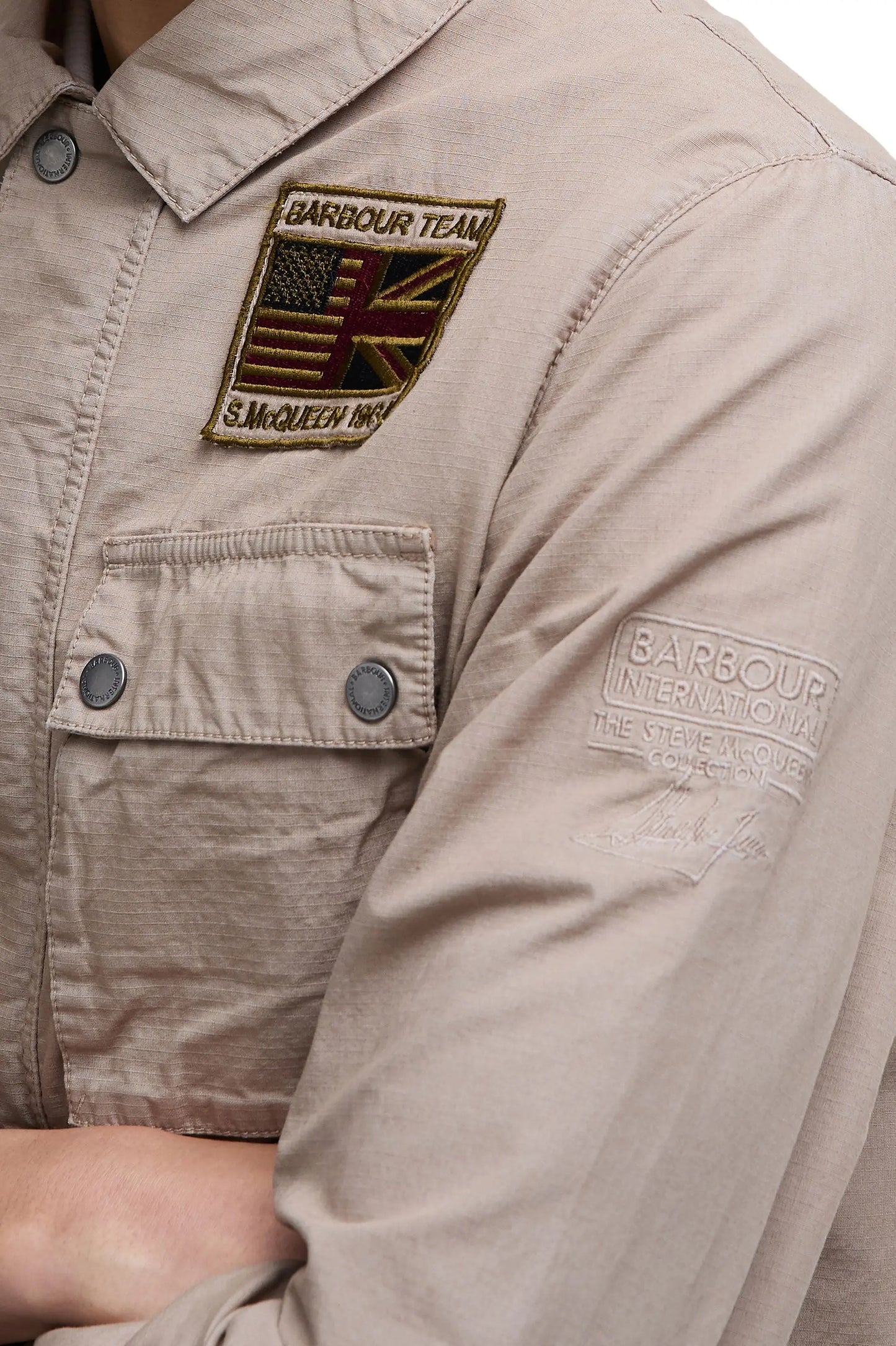 Barbour International Workers Casual Jacket Timberwolf Barbour Steve Mcqueen
