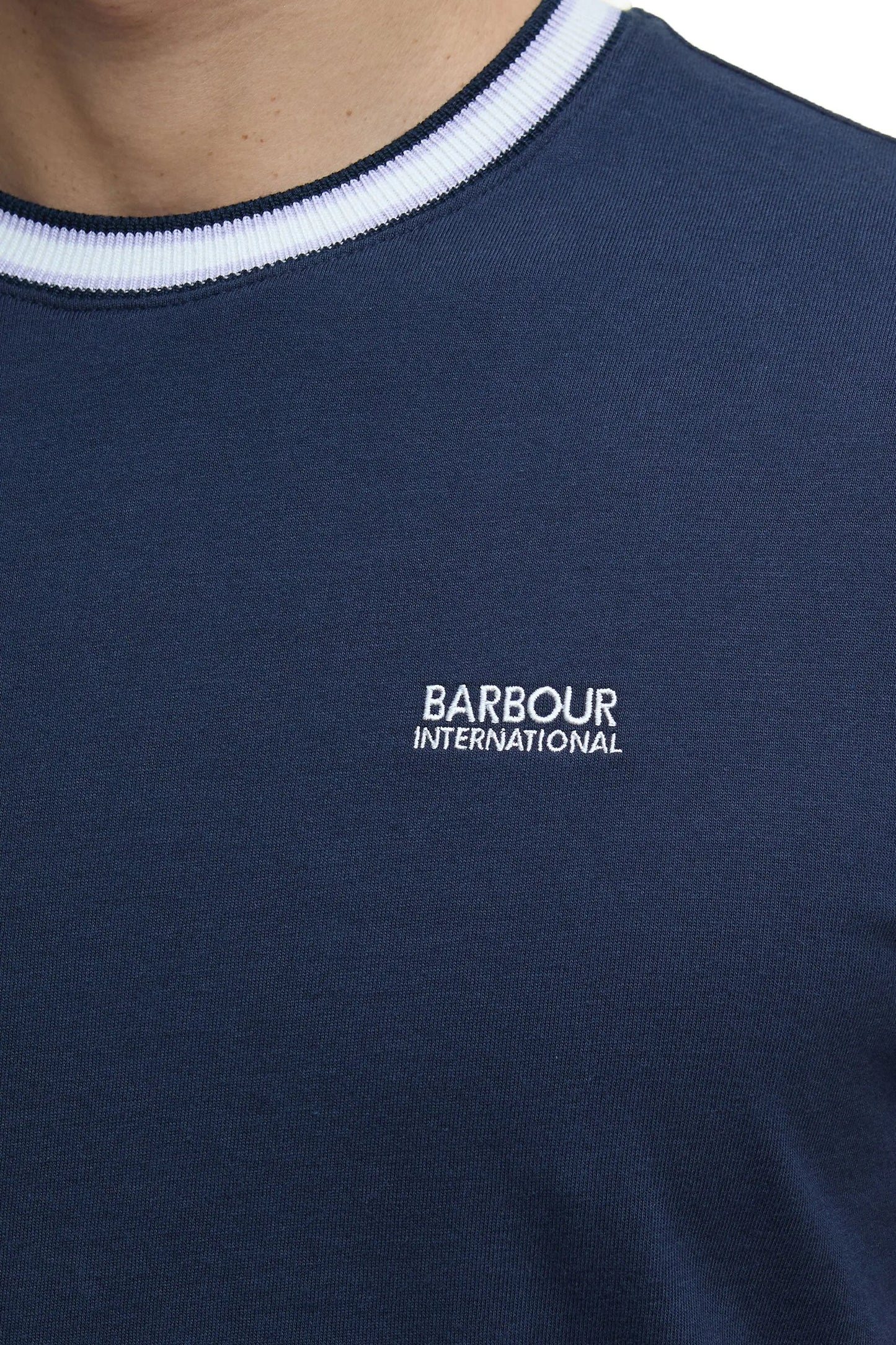 Barbour International Luca Tipped T-shirt Navy Barbour International