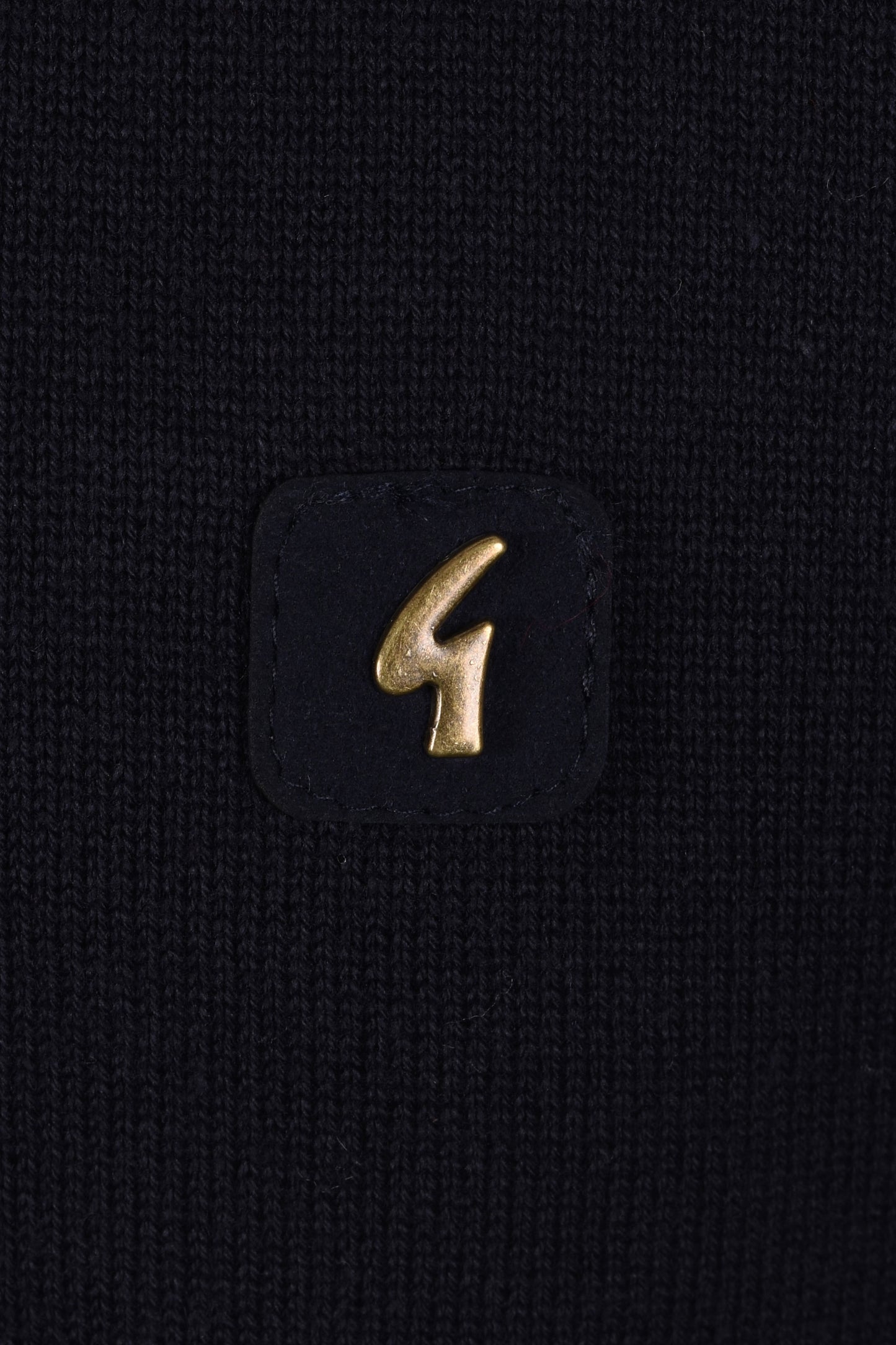 Gabicci Lineker Knitted Polo Shirt Navy