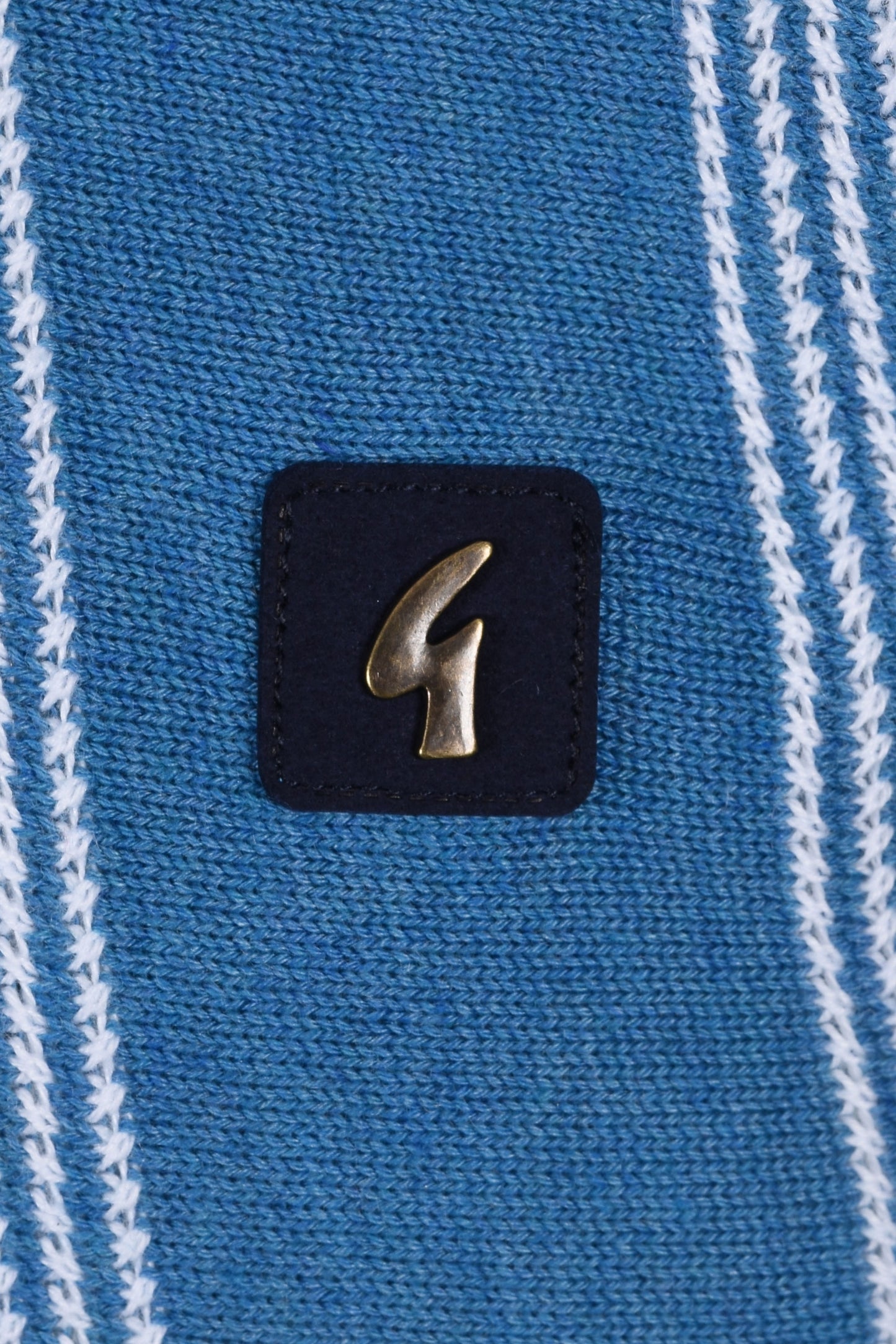 Gabicci Vintage Dante Knitted Polo Shirt Aqua