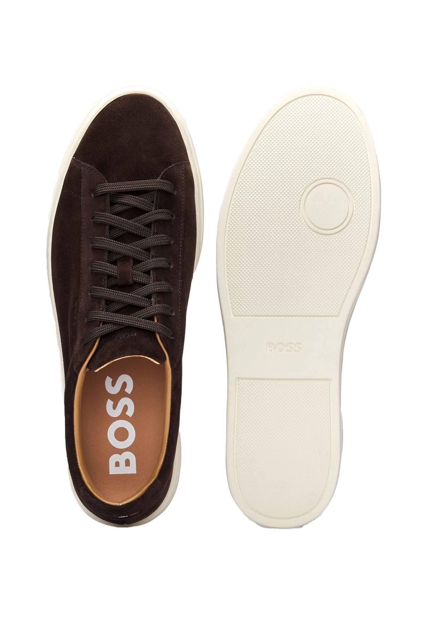 BOSS Black Tenn Sd Trainer Dark Brown